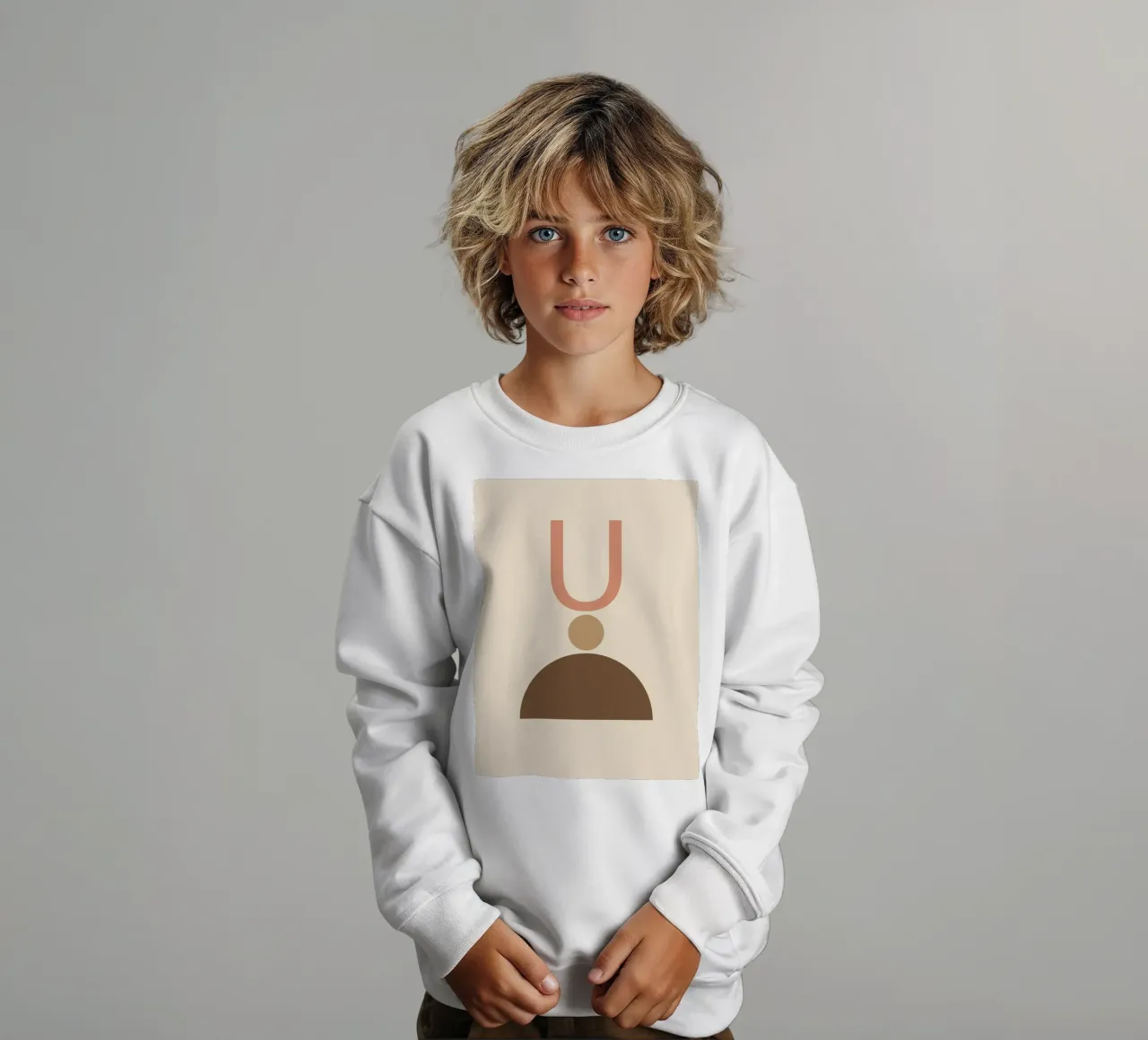 Minimalist felpa bambino da LisaArtes