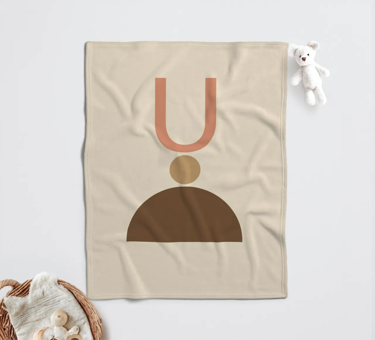 Minimalist fleecedeken van LisaArtes