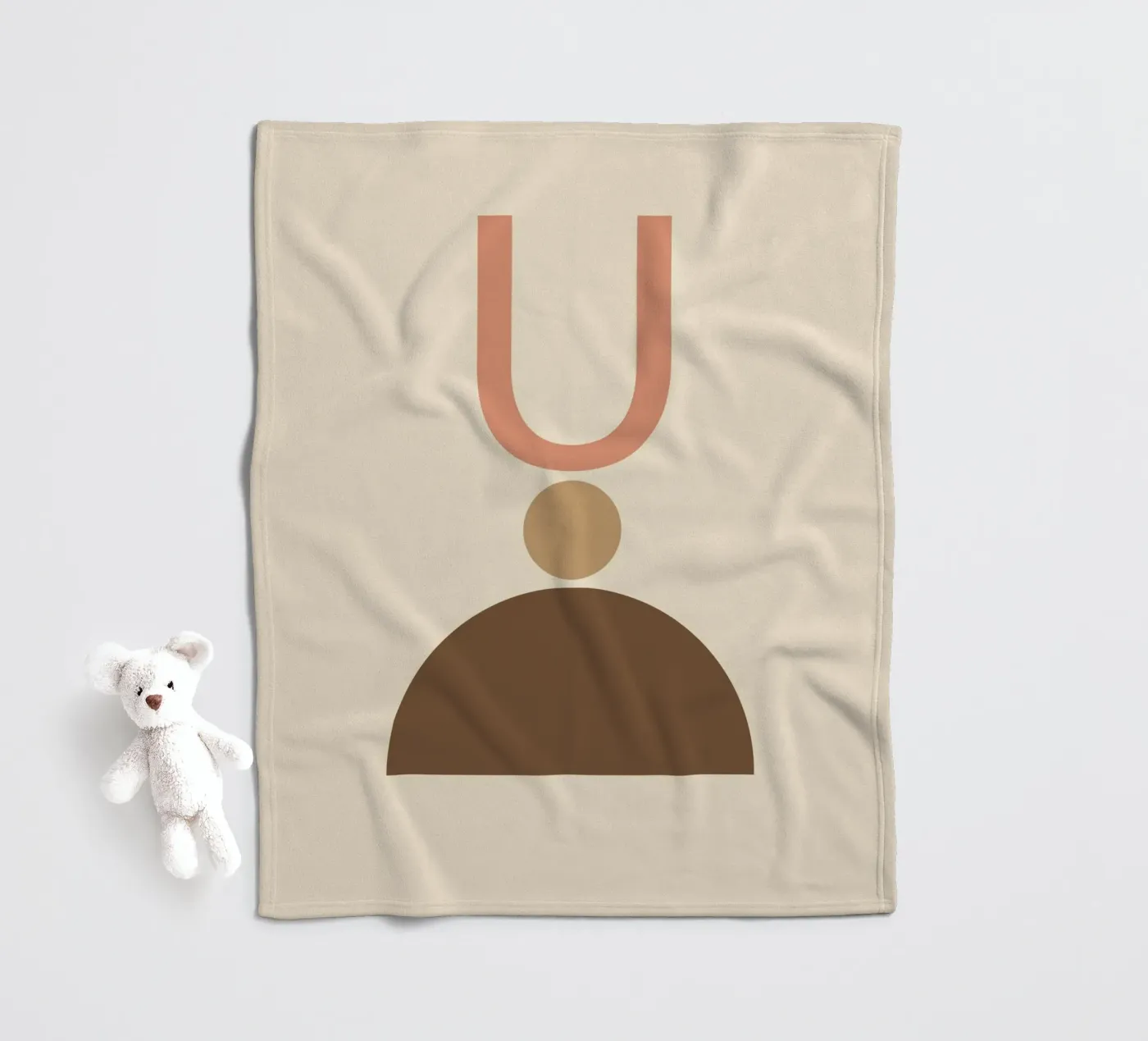 Minimalist Fleecedecke von LisaArtes