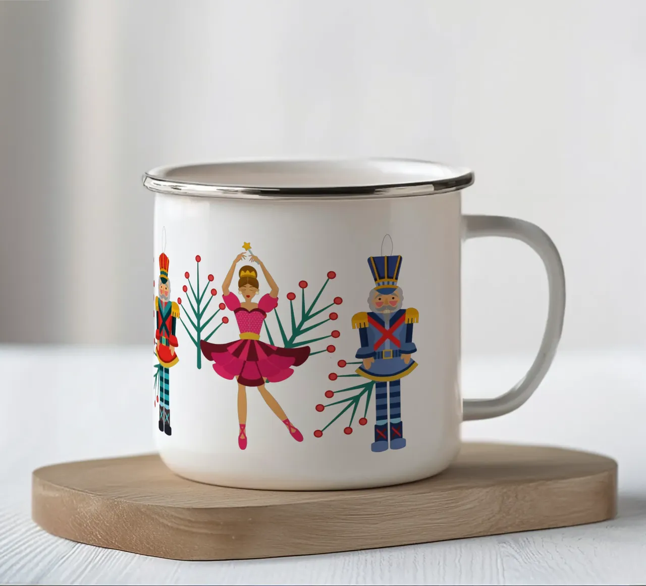 Tazza Schiaccianoci tazza in smalto da Ana Paniagua Design