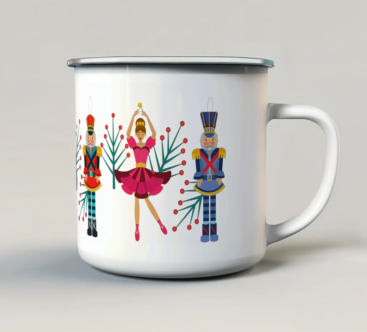 Tazza Schiaccianoci tazza in smalto da Ana Paniagua Design