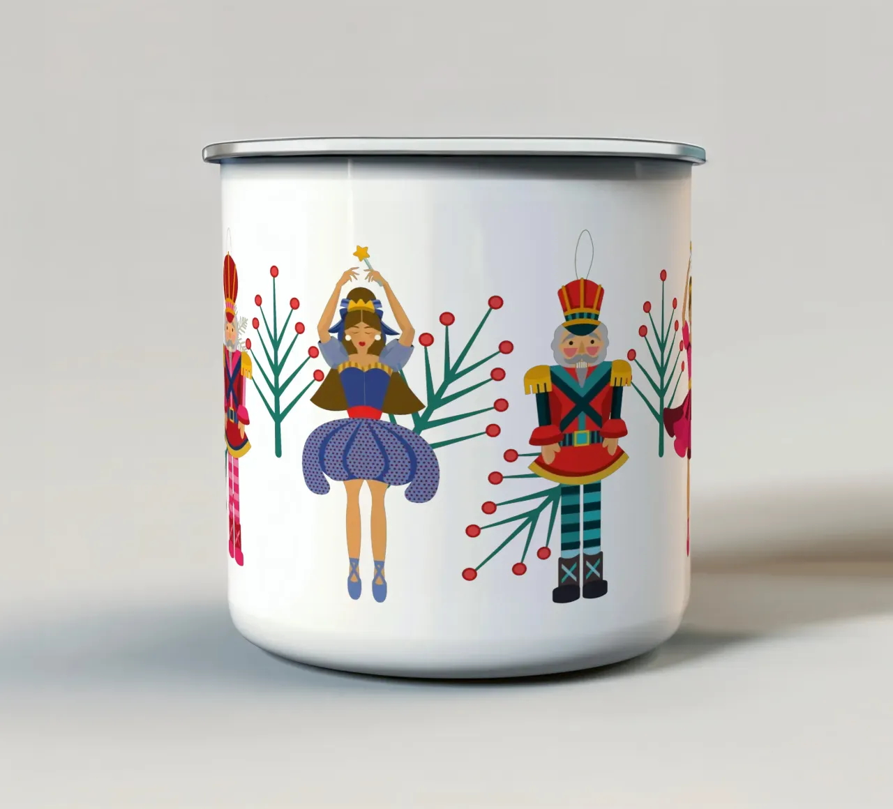 Tazza Schiaccianoci tazza in smalto da Ana Paniagua Design