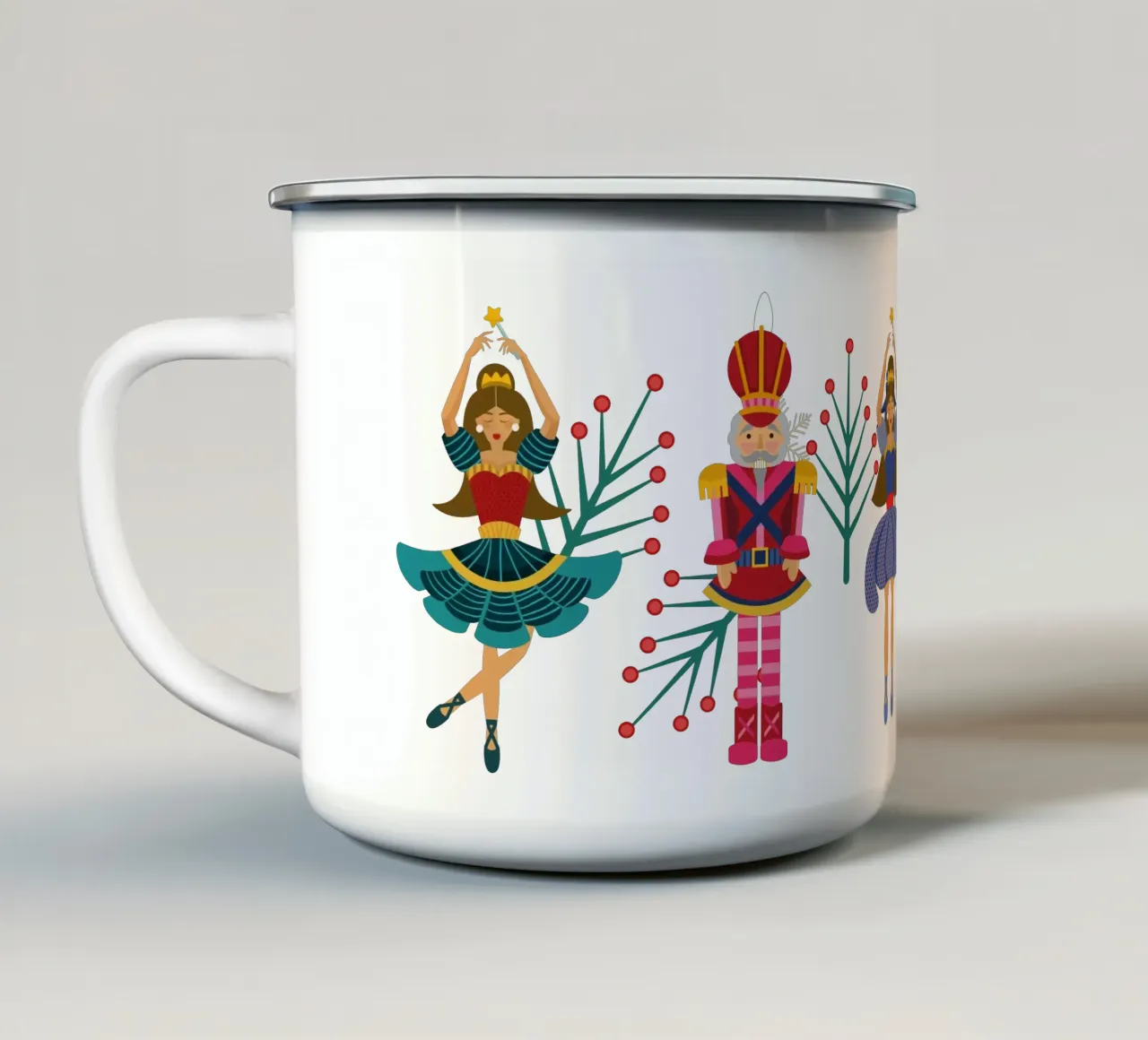 Tazza Schiaccianoci tazza in smalto da Ana Paniagua Design