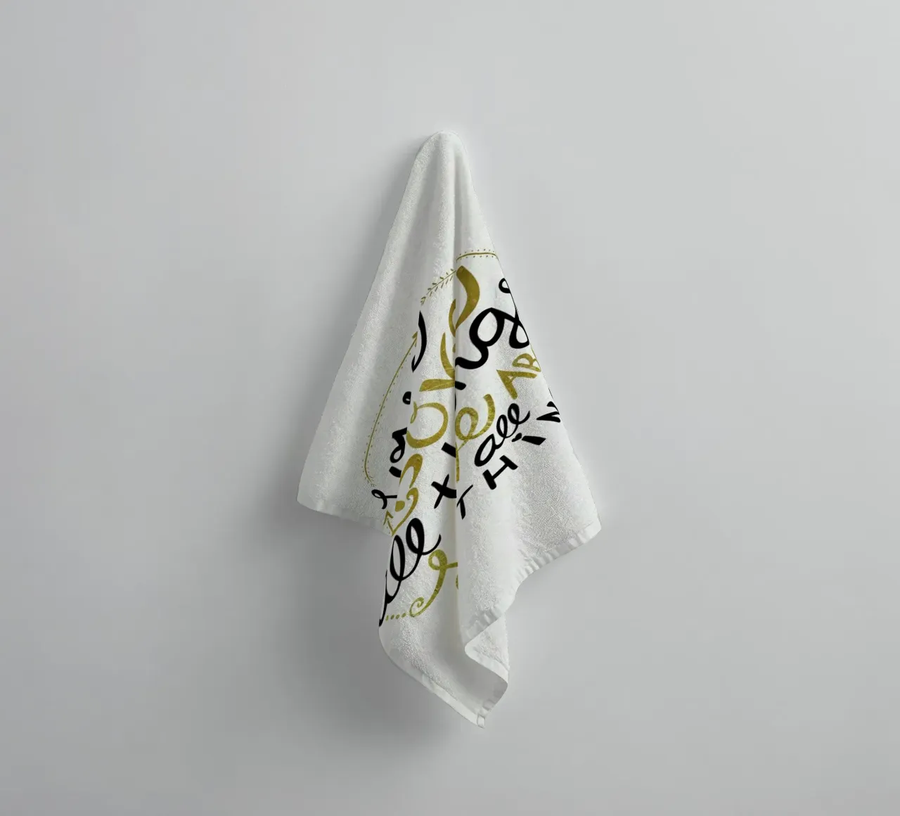 Love Above All Things towel by Pom Graphic Design