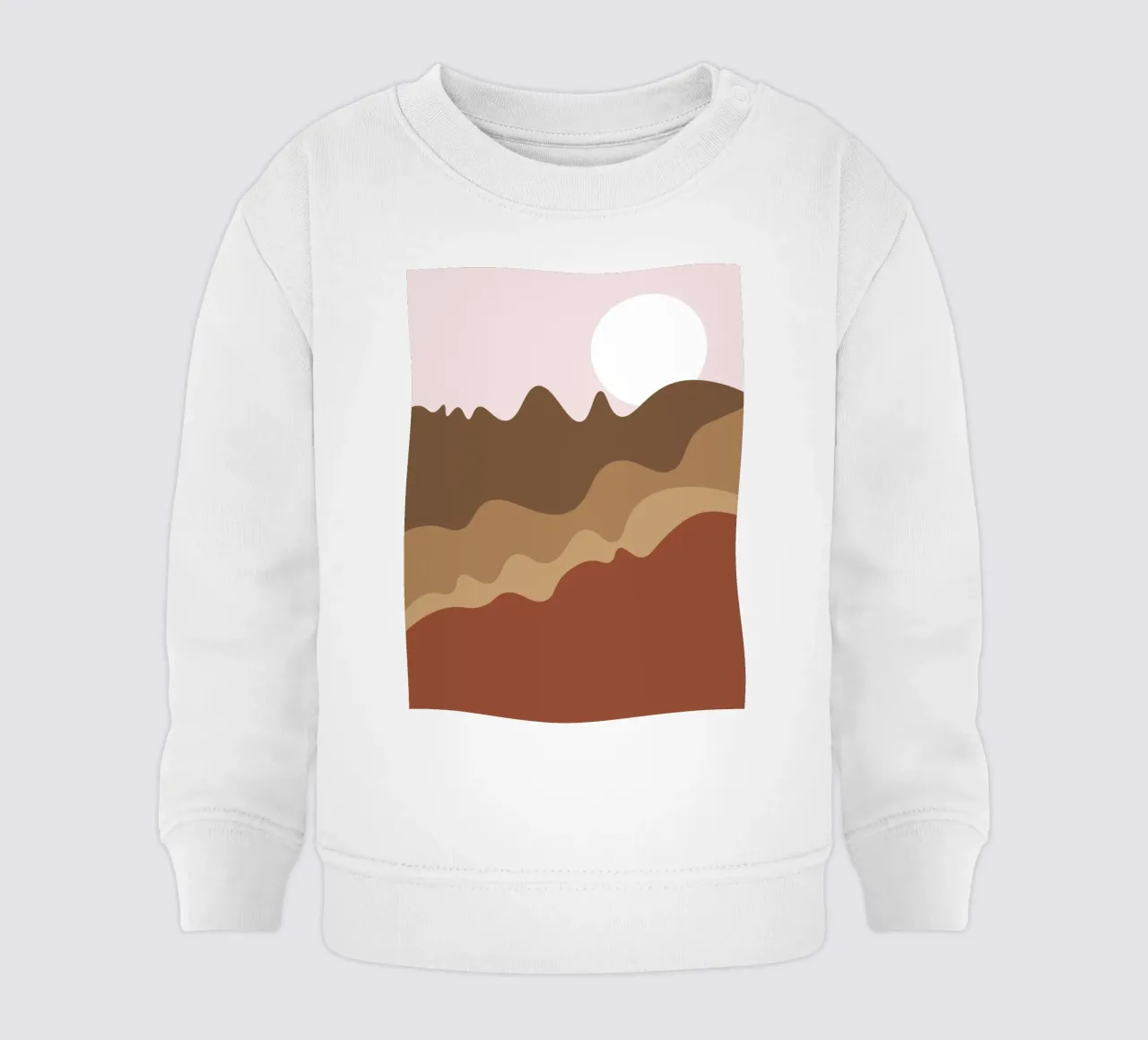 Rolling mountains felpa neonato da LisaArtes