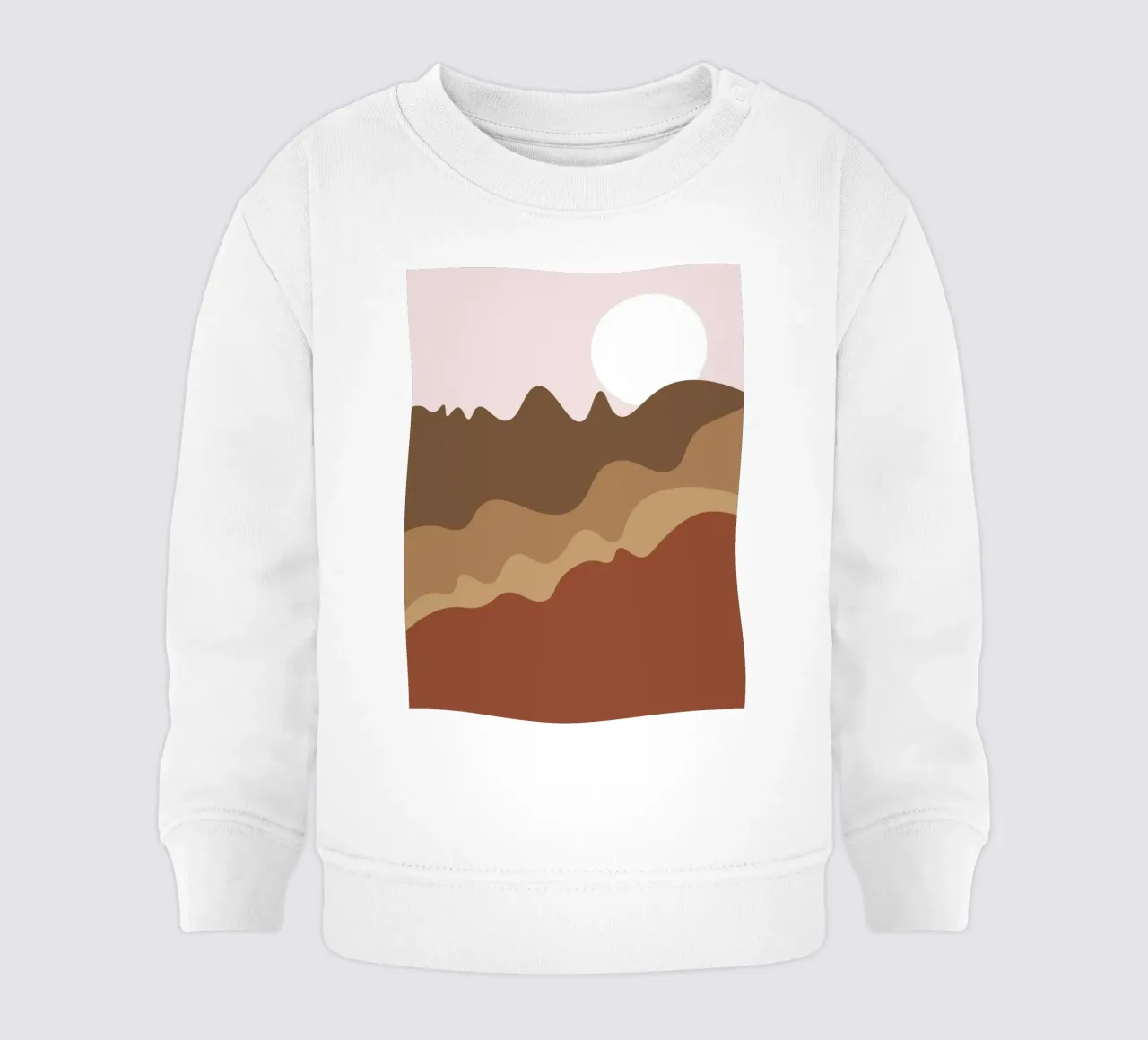 Rolling mountains felpa neonato da LisaArtes