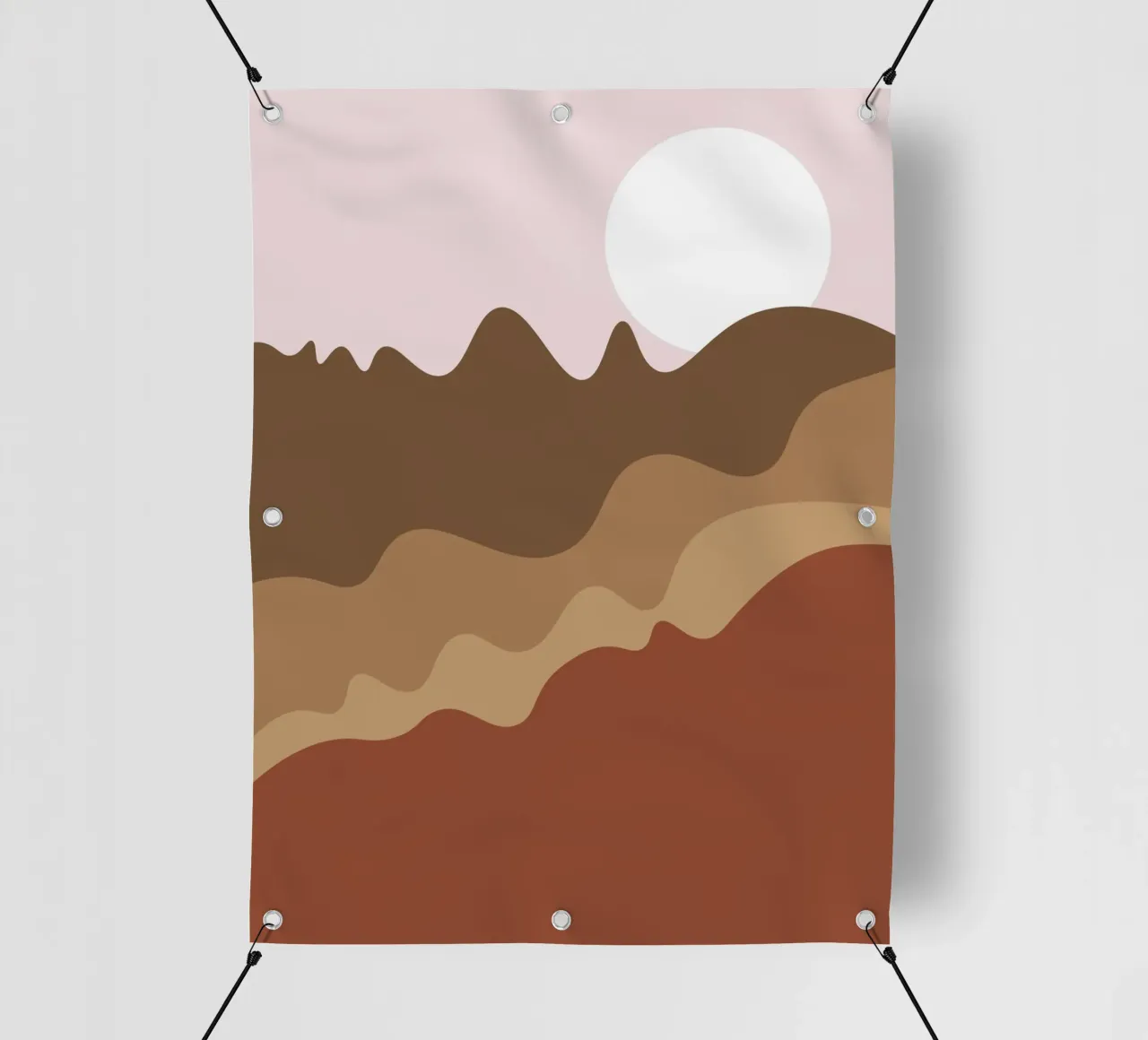 Rolling mountains telo in pvc da LisaArtes