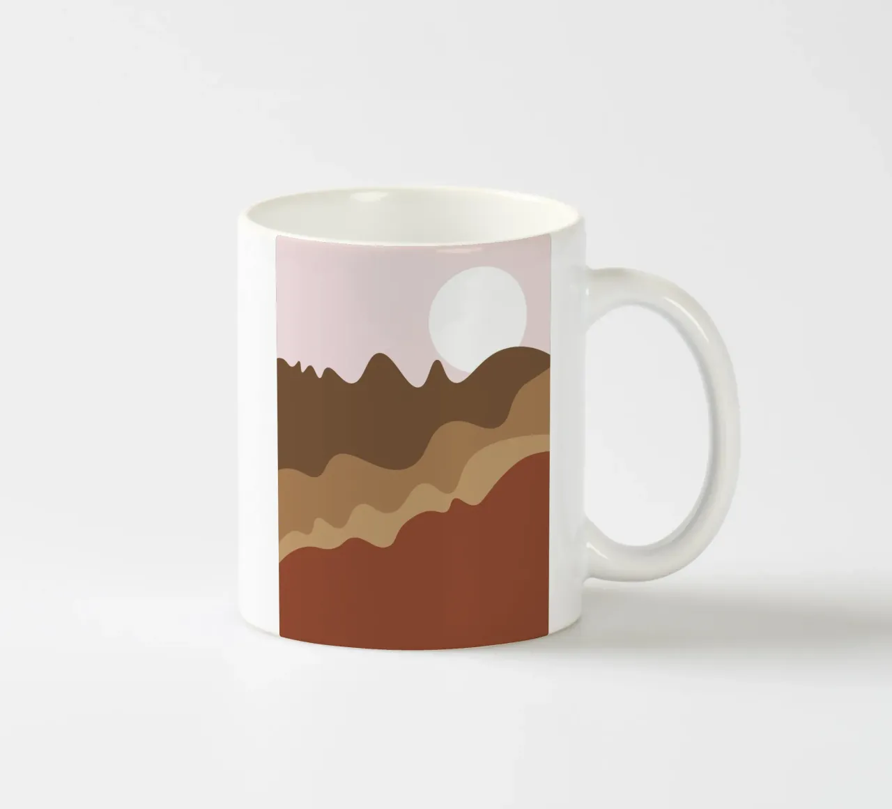 Rolling mountains tazza in ceramica da LisaArtes