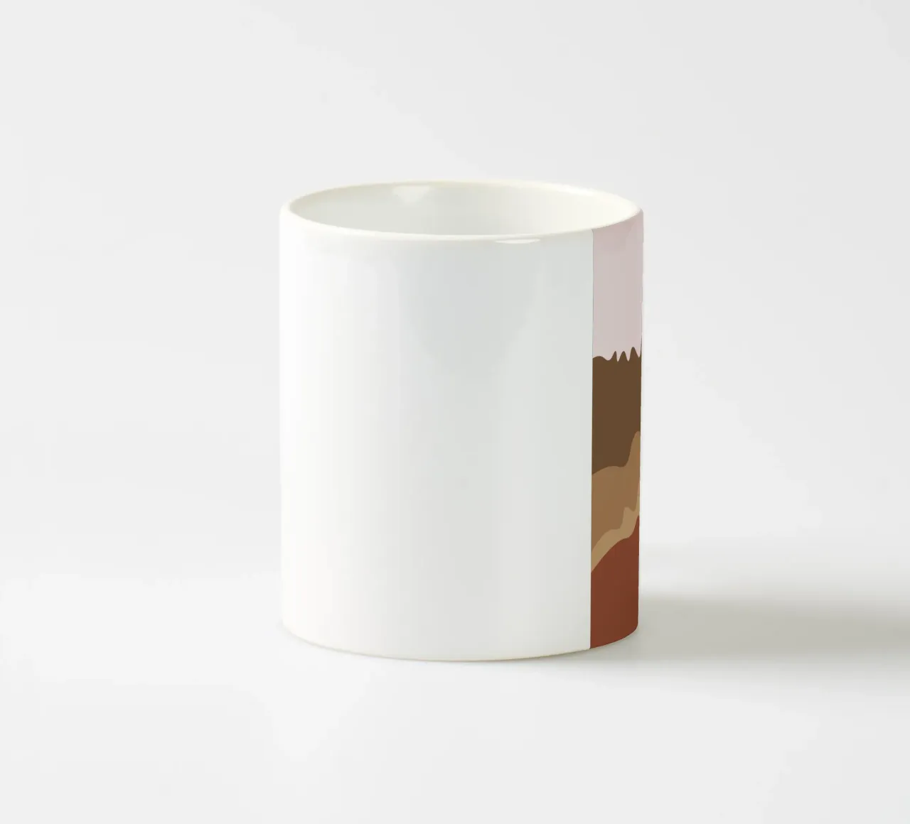 Rolling mountains tazza in ceramica da LisaArtes