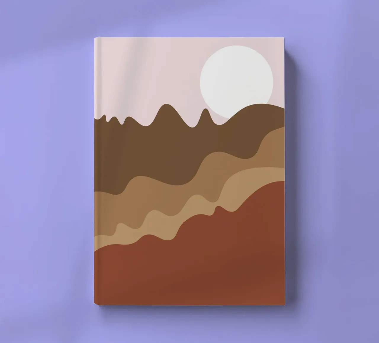 Rolling mountains notebook by LisaArtes