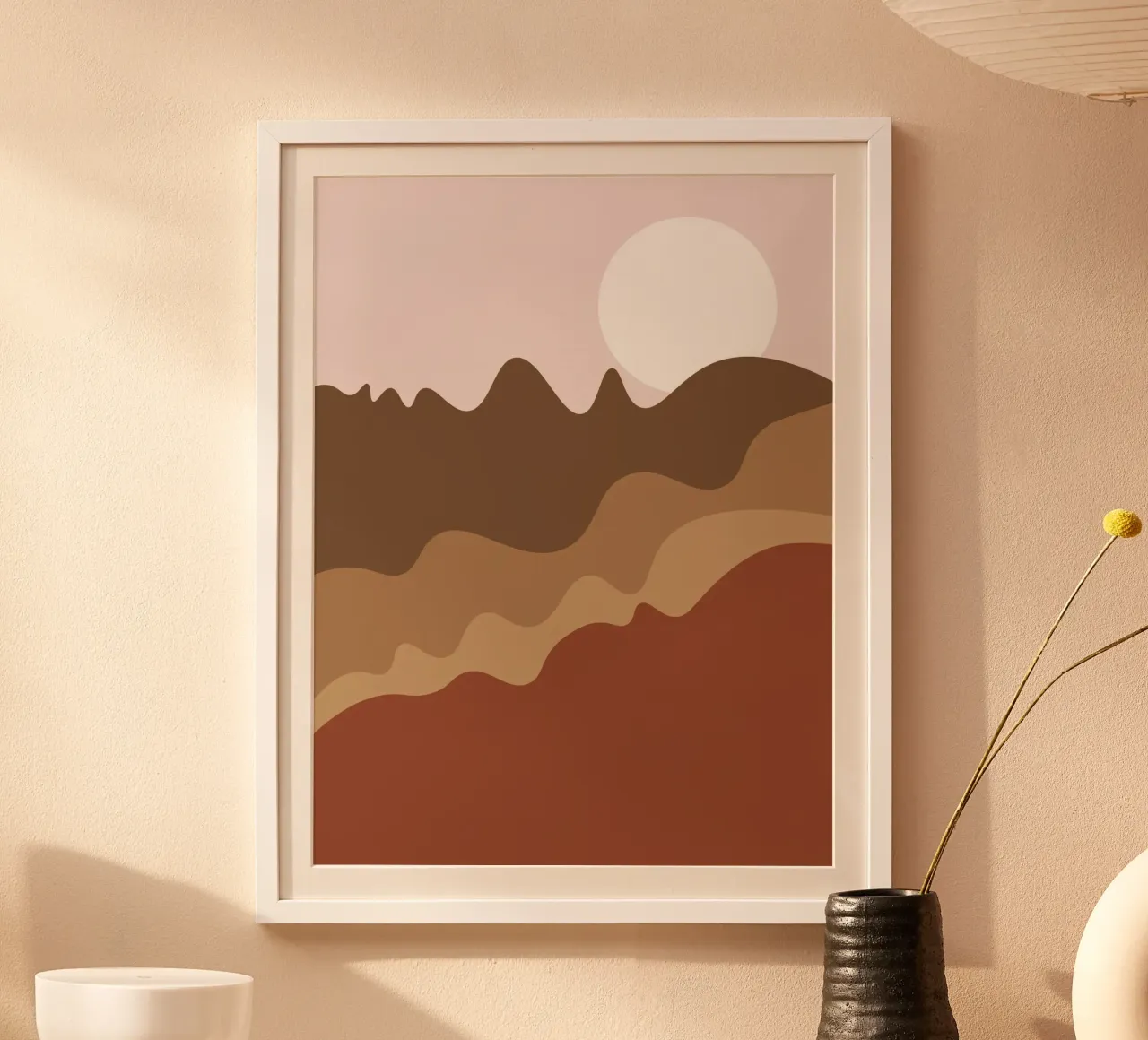 Rolling mountains carta hahnemühle da LisaArtes