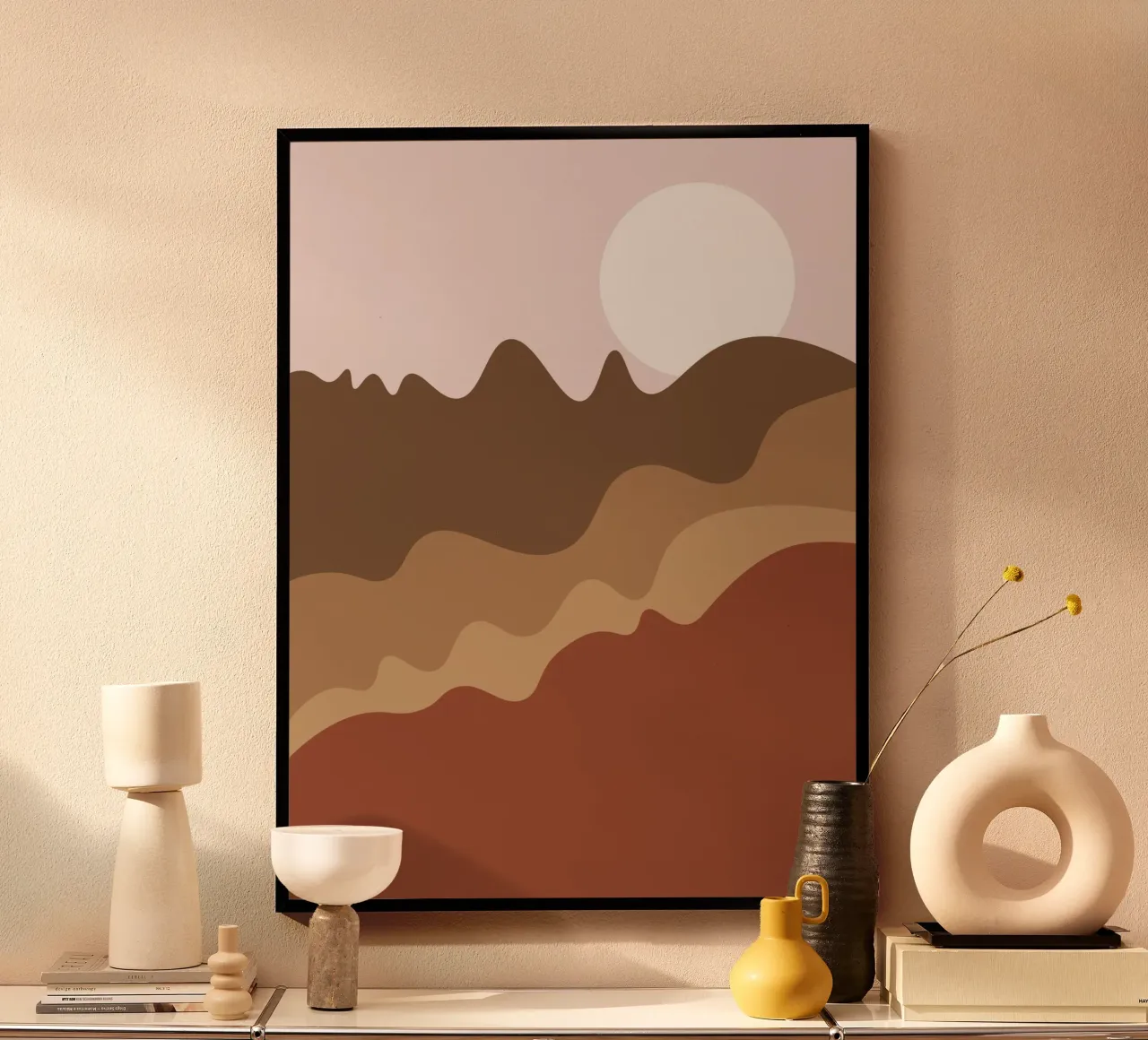 Rolling mountains carta hahnemühle da LisaArtes