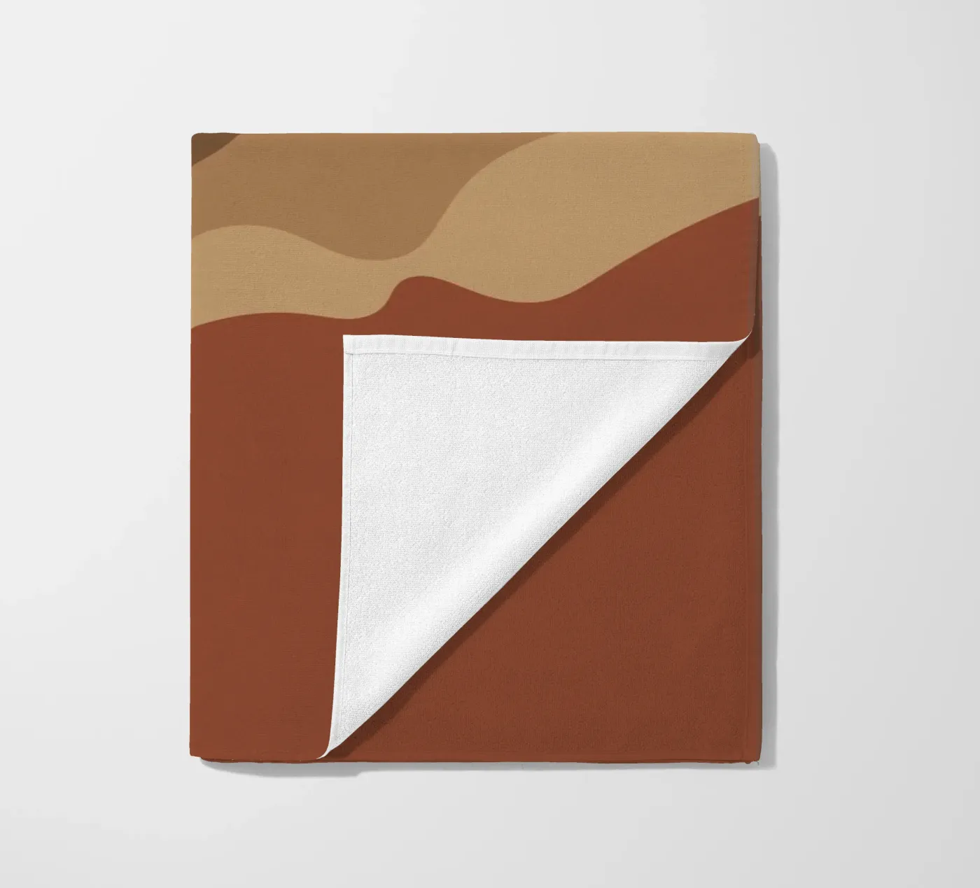 Rolling mountains beach towel by LisaArtes