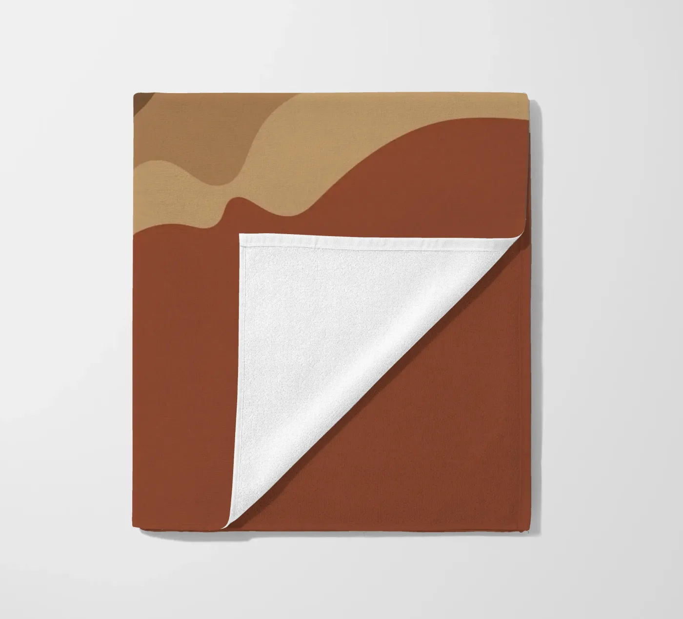 Rolling mountains beach towel by LisaArtes