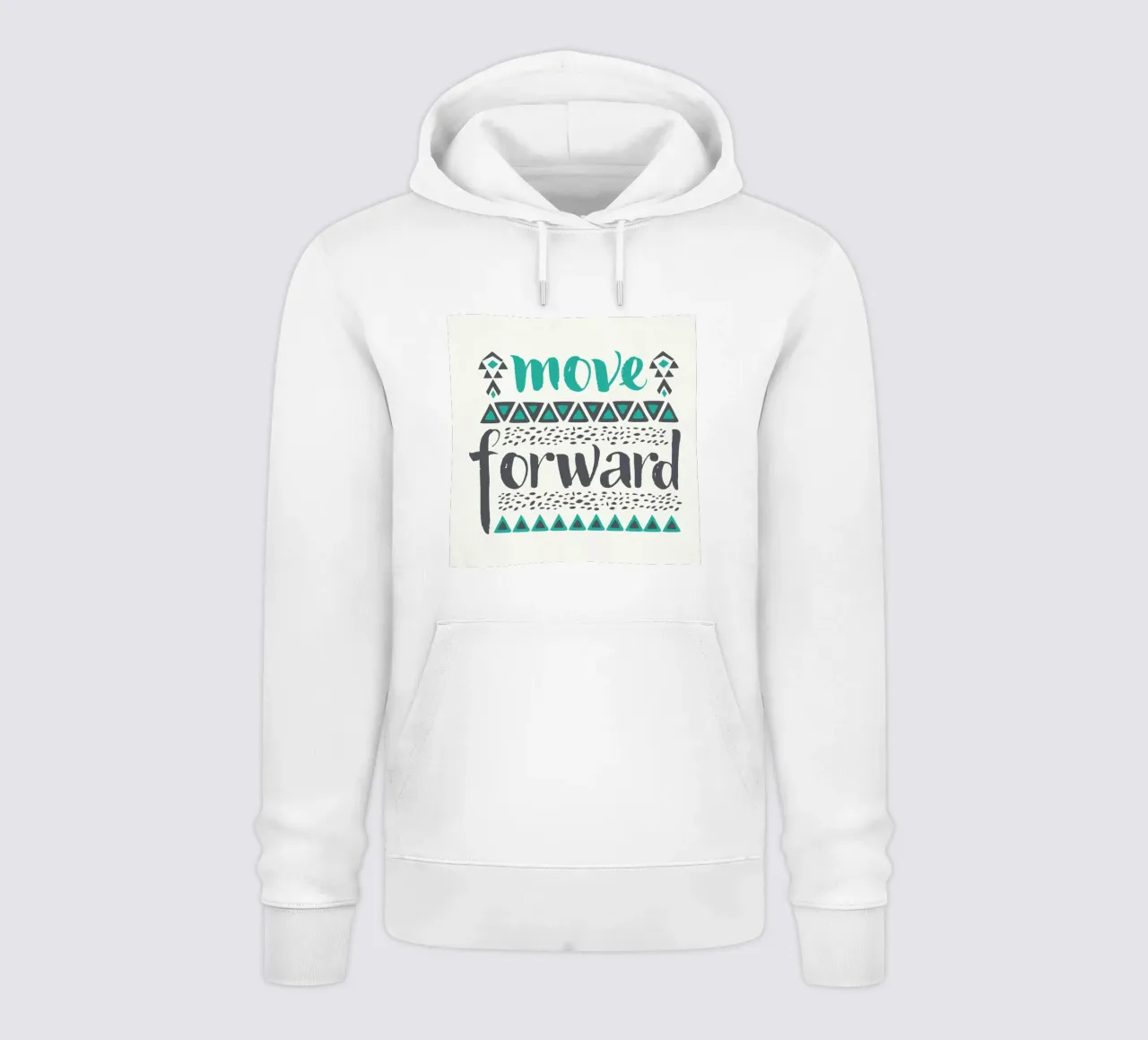 Move Forward felpa con cappuccio da Pom Graphic Design