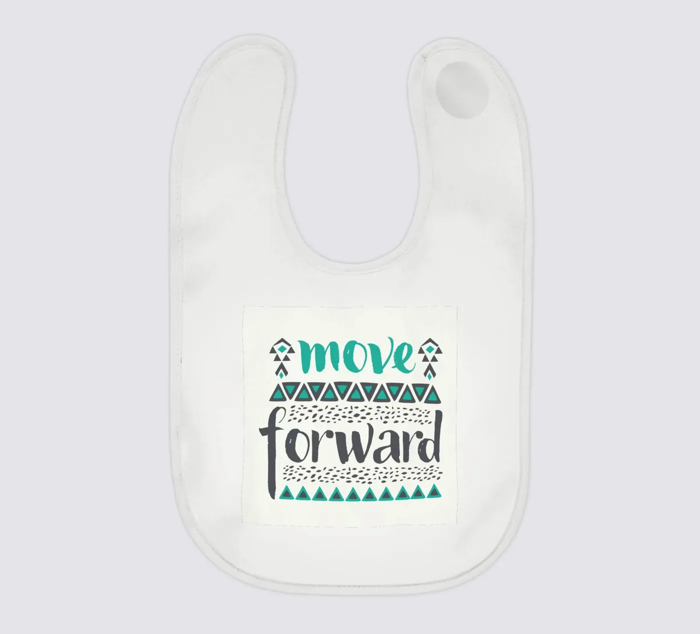 Move Forward baby slabbetje van Pom Graphic Design
