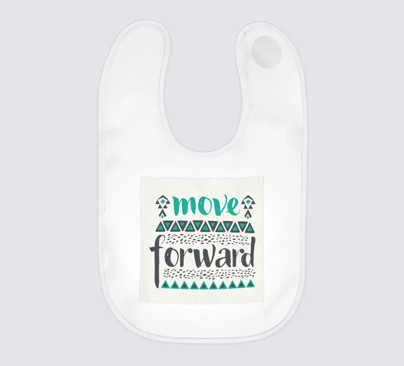 Move Forward baby slabbetje van Pom Graphic Design