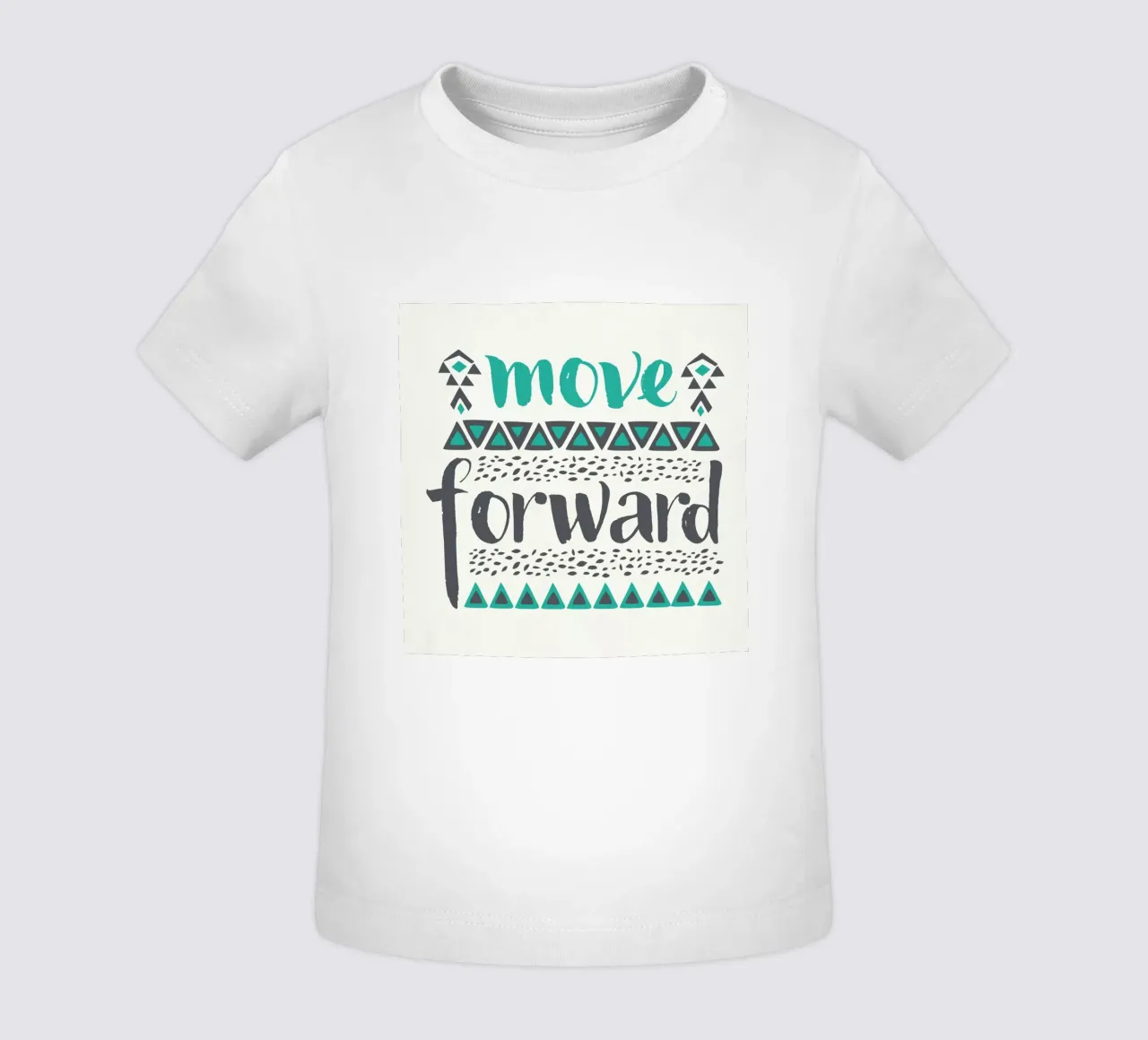 Move Forward maglietta neonato da Pom Graphic Design