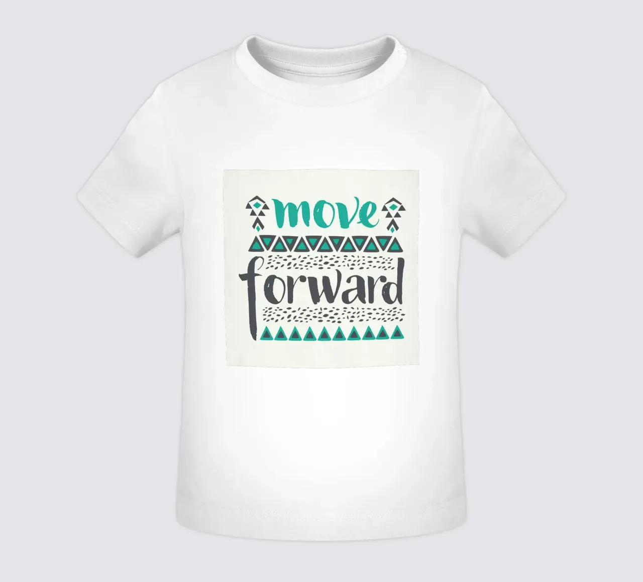 Move Forward maglietta neonato da Pom Graphic Design
