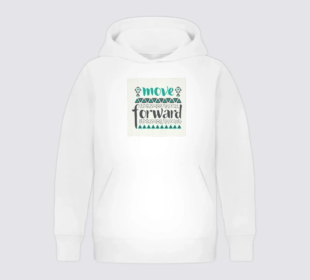 Move Forward felpa bambino con cappuccio da Pom Graphic Design
