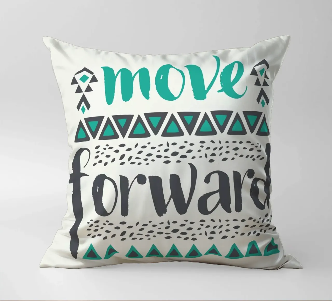 Move Forward Kissen von Pom Graphic Design