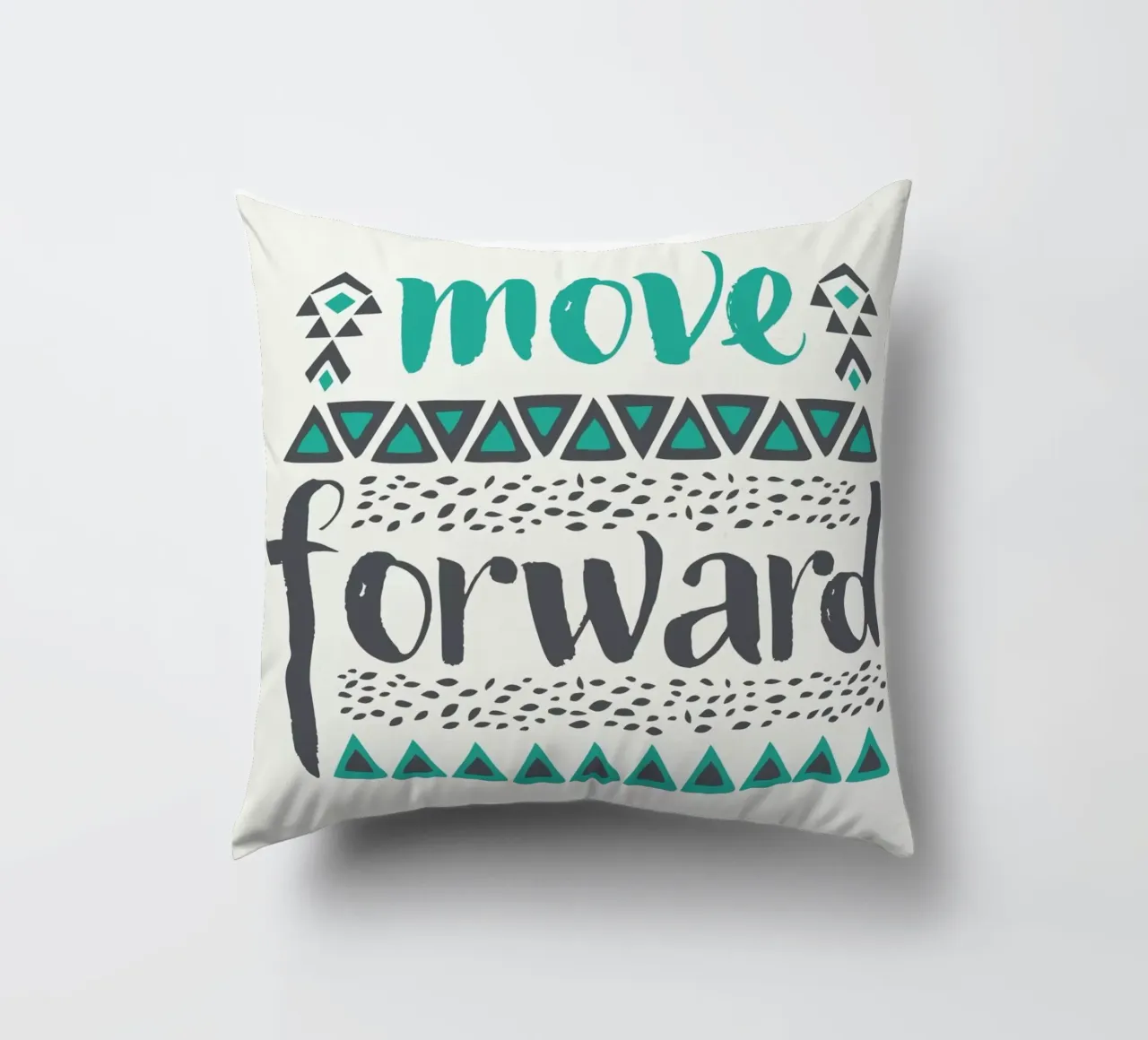 Move Forward Kissen von Pom Graphic Design