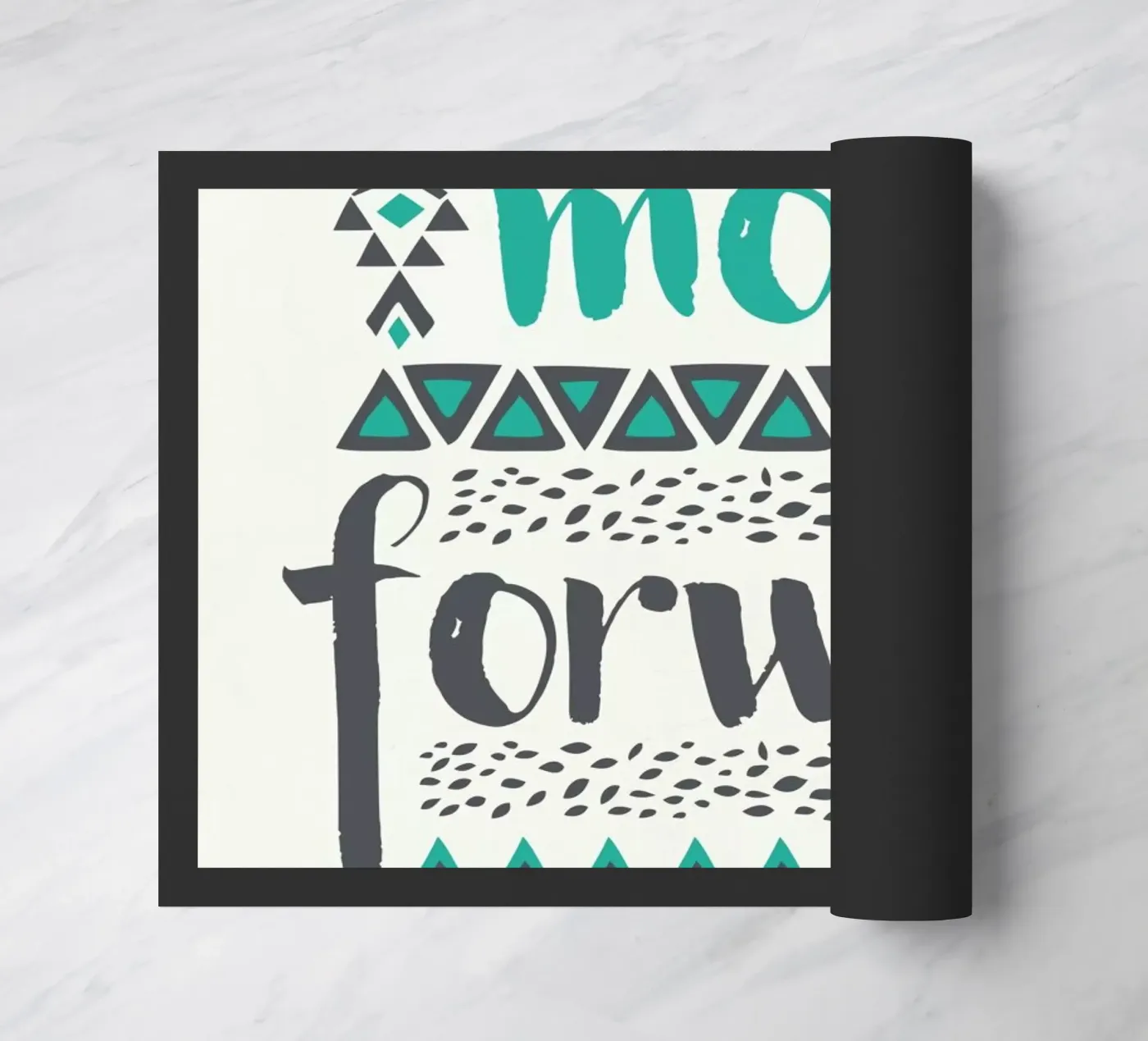 Move Forward doormat by Pom Graphic Design