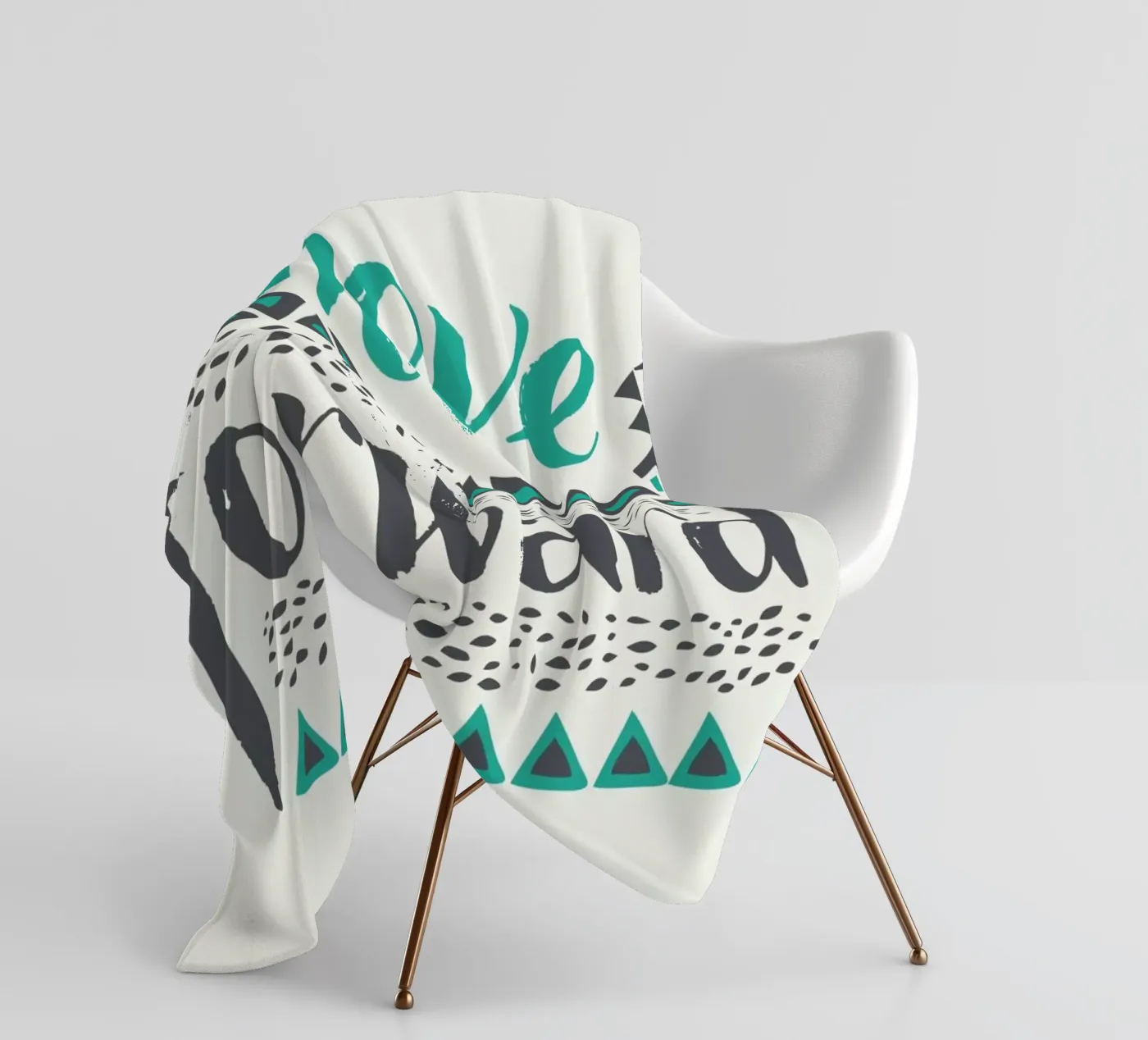 Move Forward Fleecedecke von Pom Graphic Design