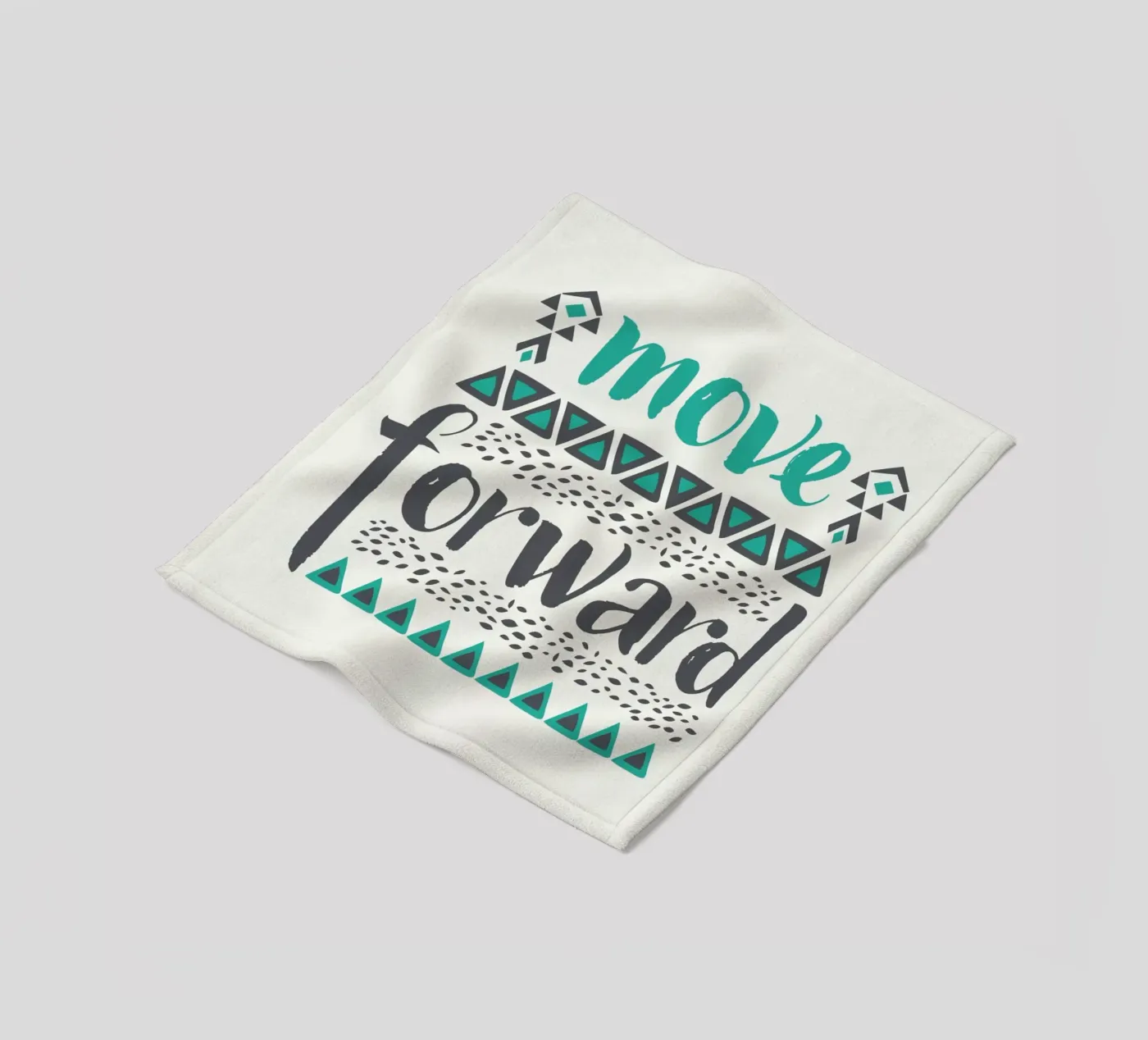 Move Forward Fleecedecke von Pom Graphic Design