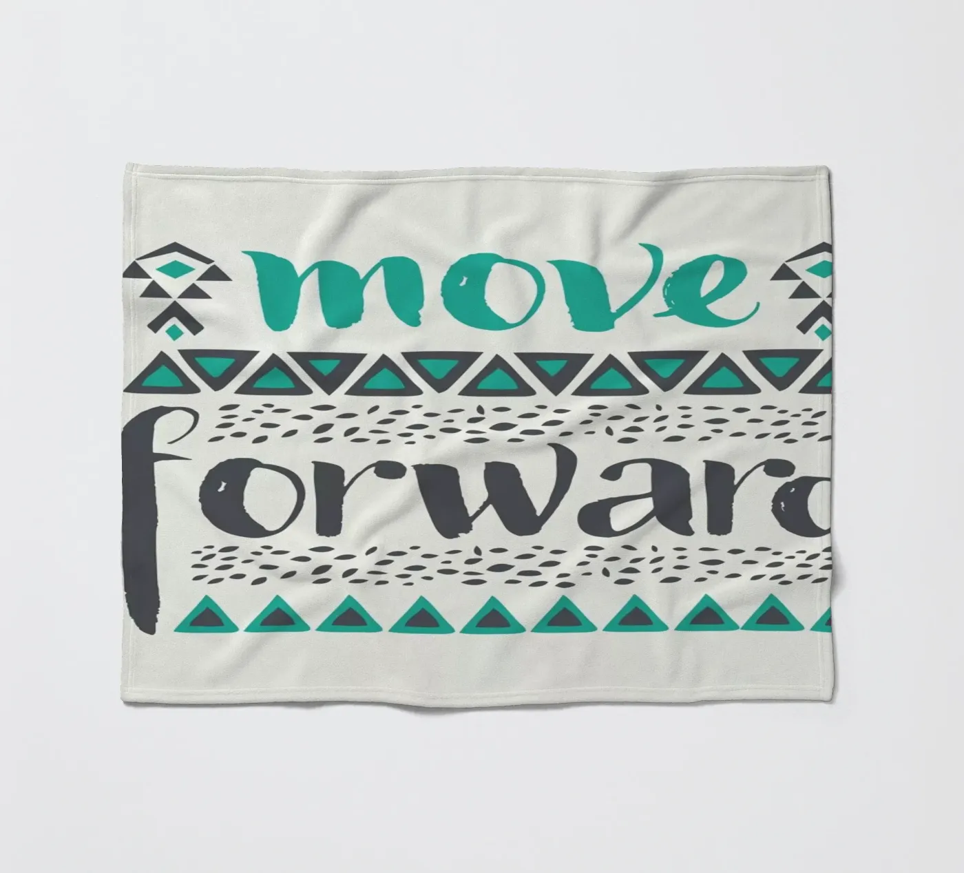 Move Forward Fleecedecke von Pom Graphic Design