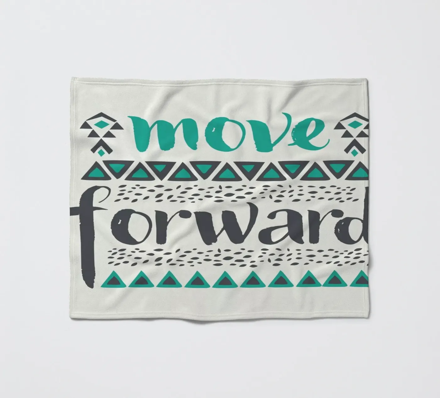 Move Forward Fleecedecke von Pom Graphic Design