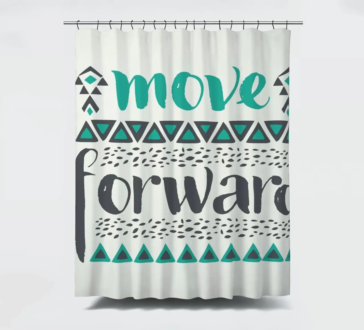 Move Forward tenda da doccia da Pom Graphic Design