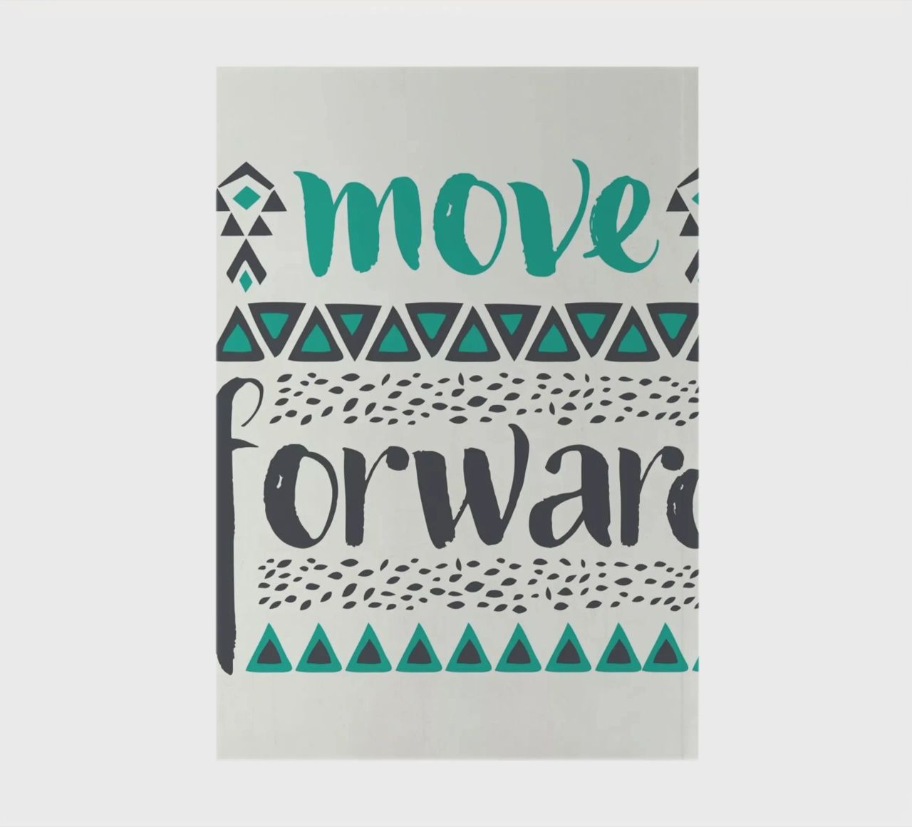 Move Forward notebook by Pom Graphic Design