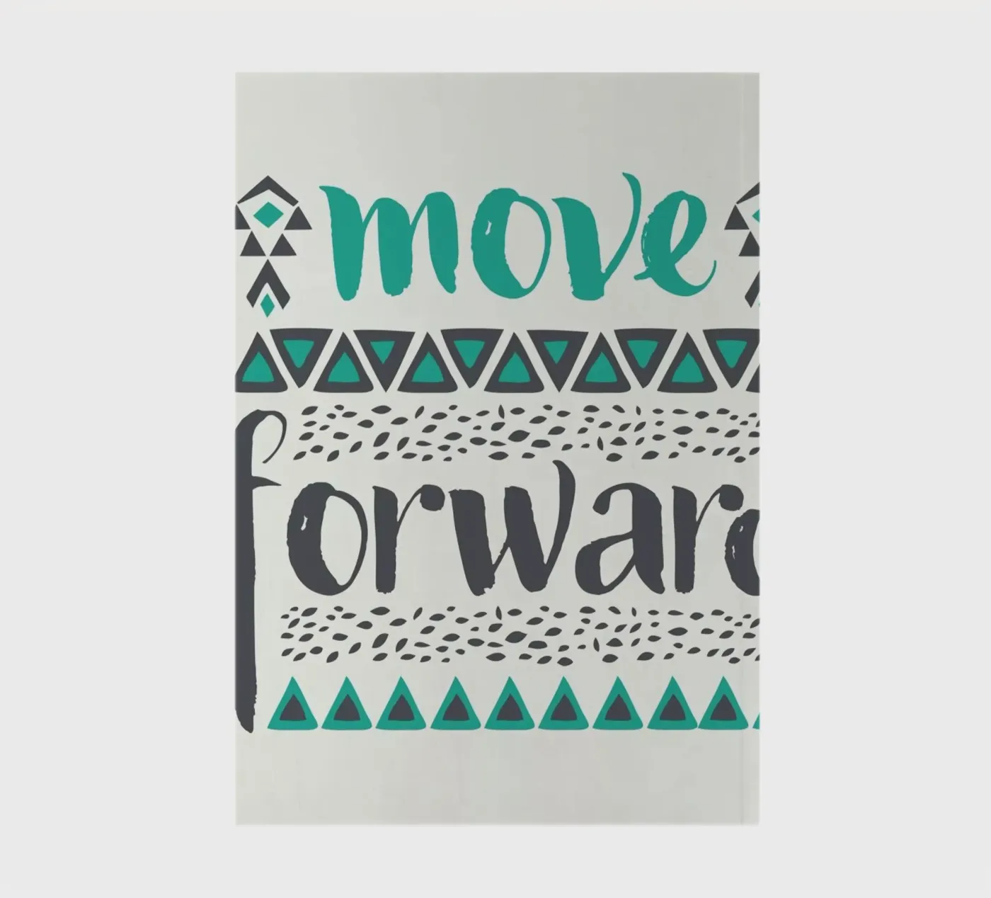 Move Forward notebook by Pom Graphic Design