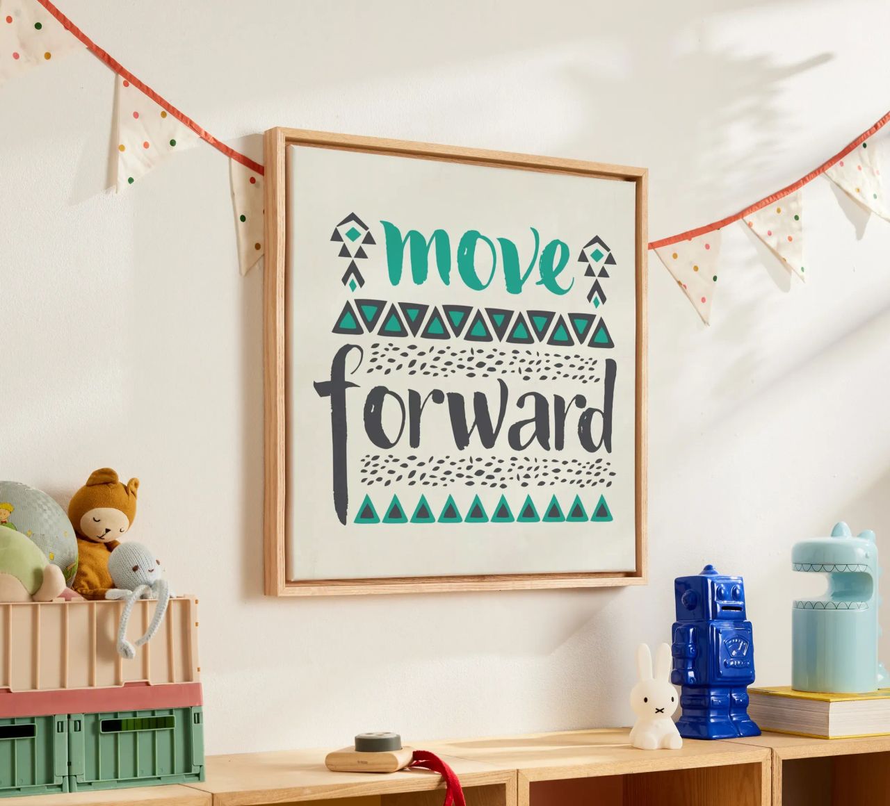 Move Forward tela da Pom Graphic Design