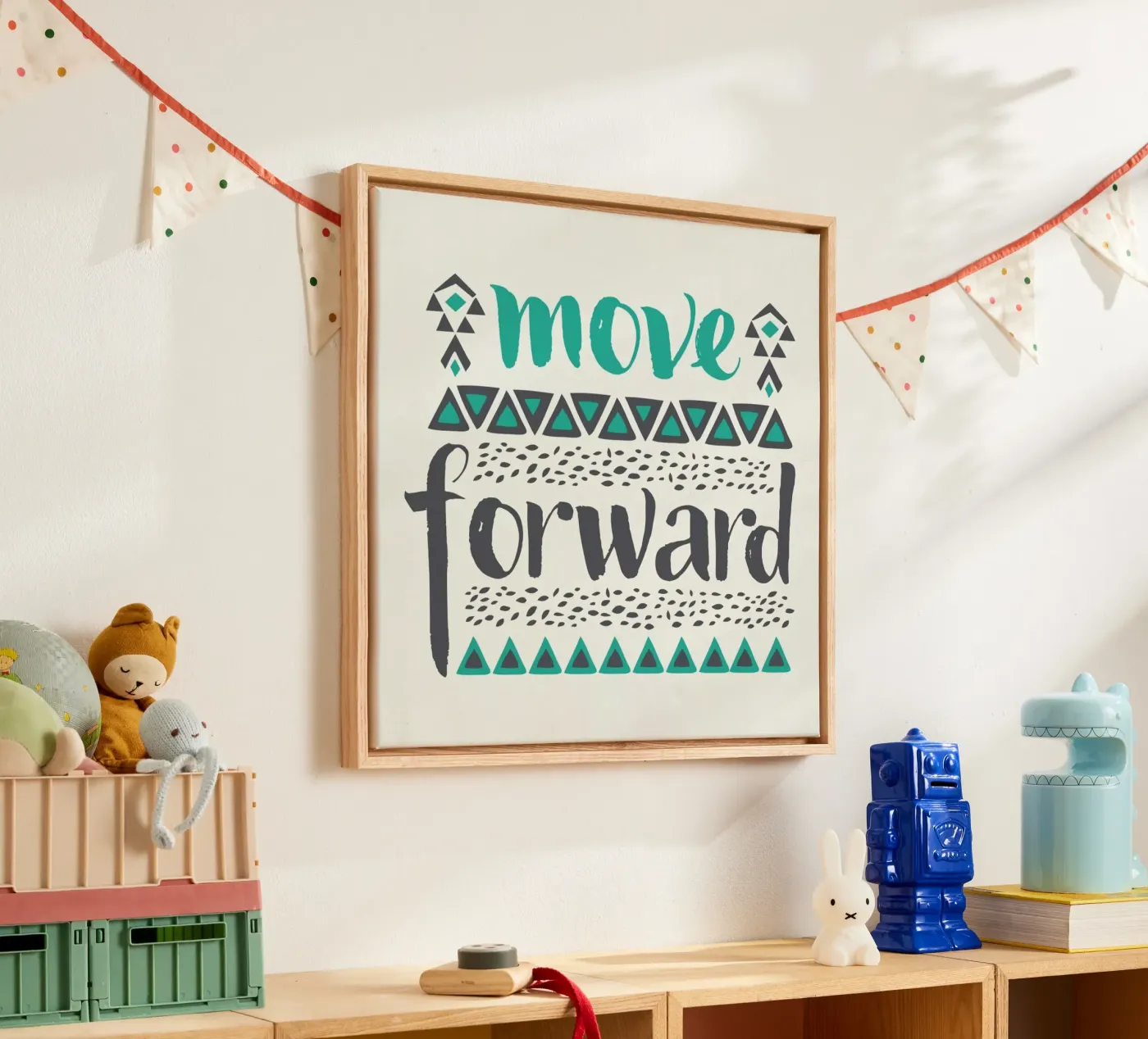 Move Forward canvas van Pom Graphic Design