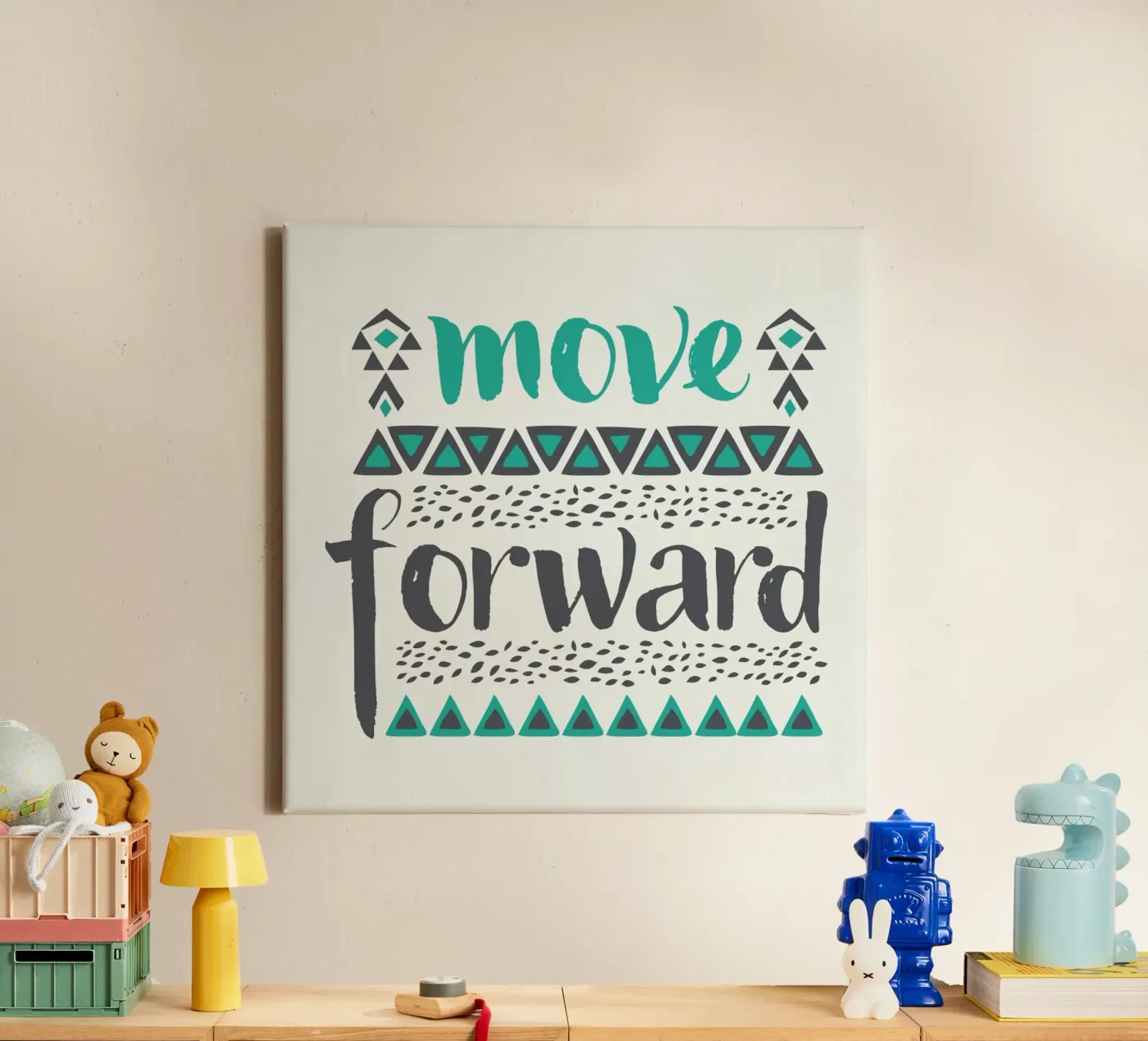 Move Forward canvas by Pom Graphic Design