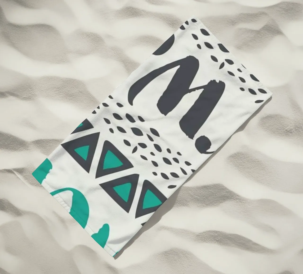 Move Forward Strandtuch von Pom Graphic Design