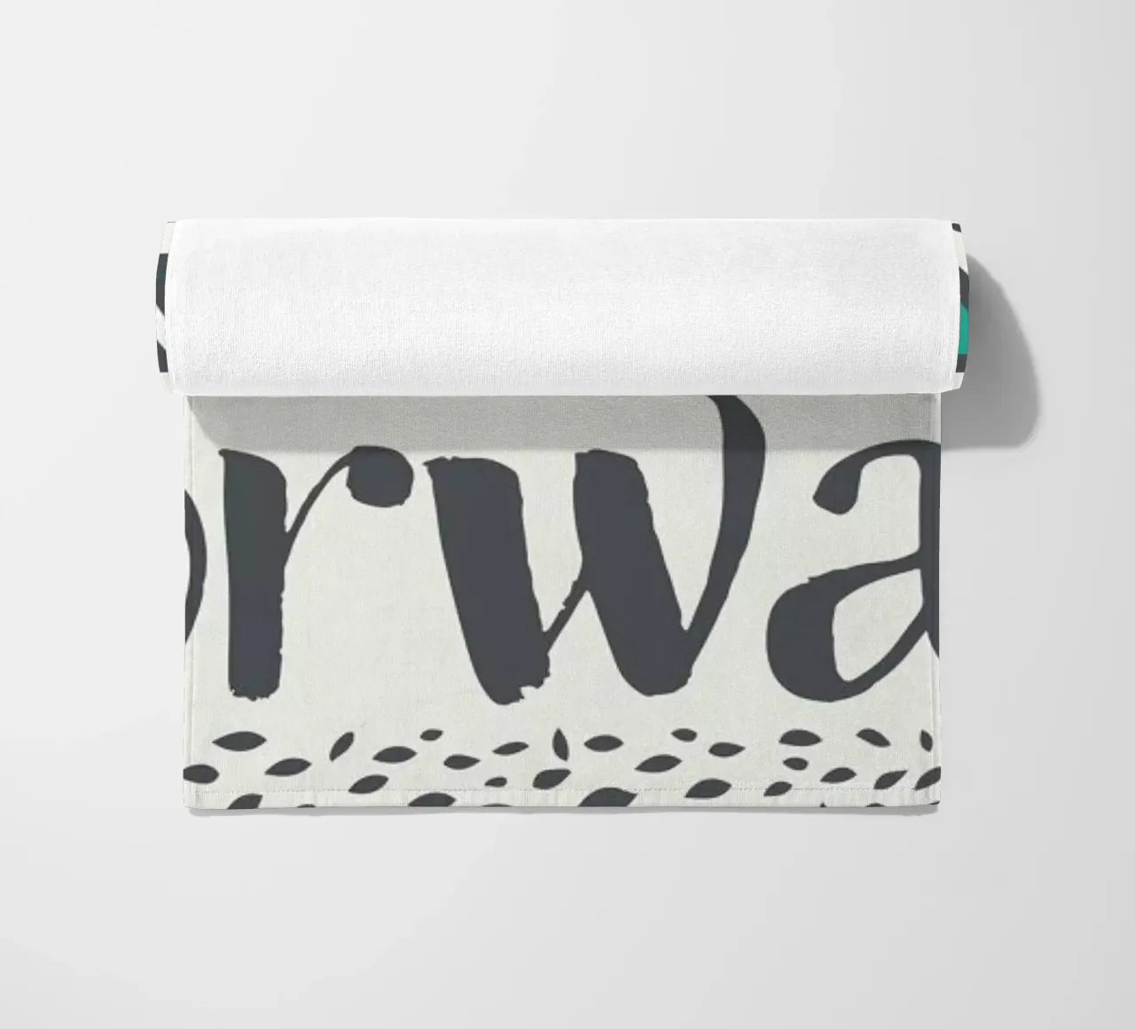 Move Forward Strandtuch von Pom Graphic Design