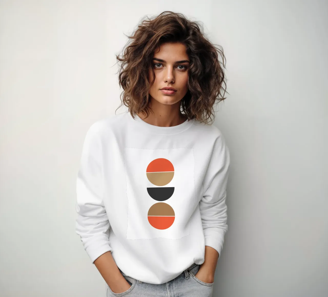 Two sets of semicircles Sweatshirt von LisaArtes