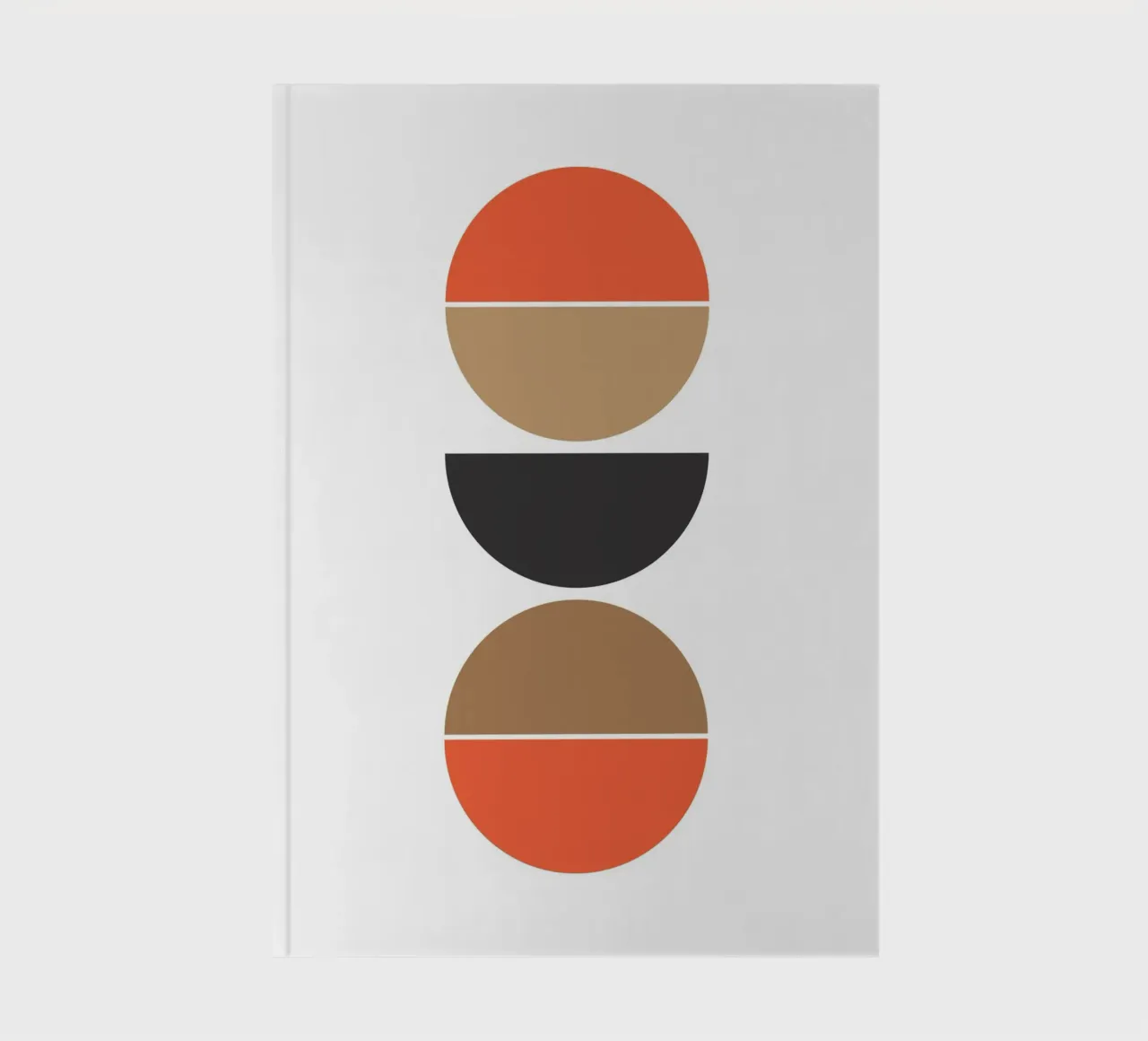 Two sets of semicircles notebook by LisaArtes