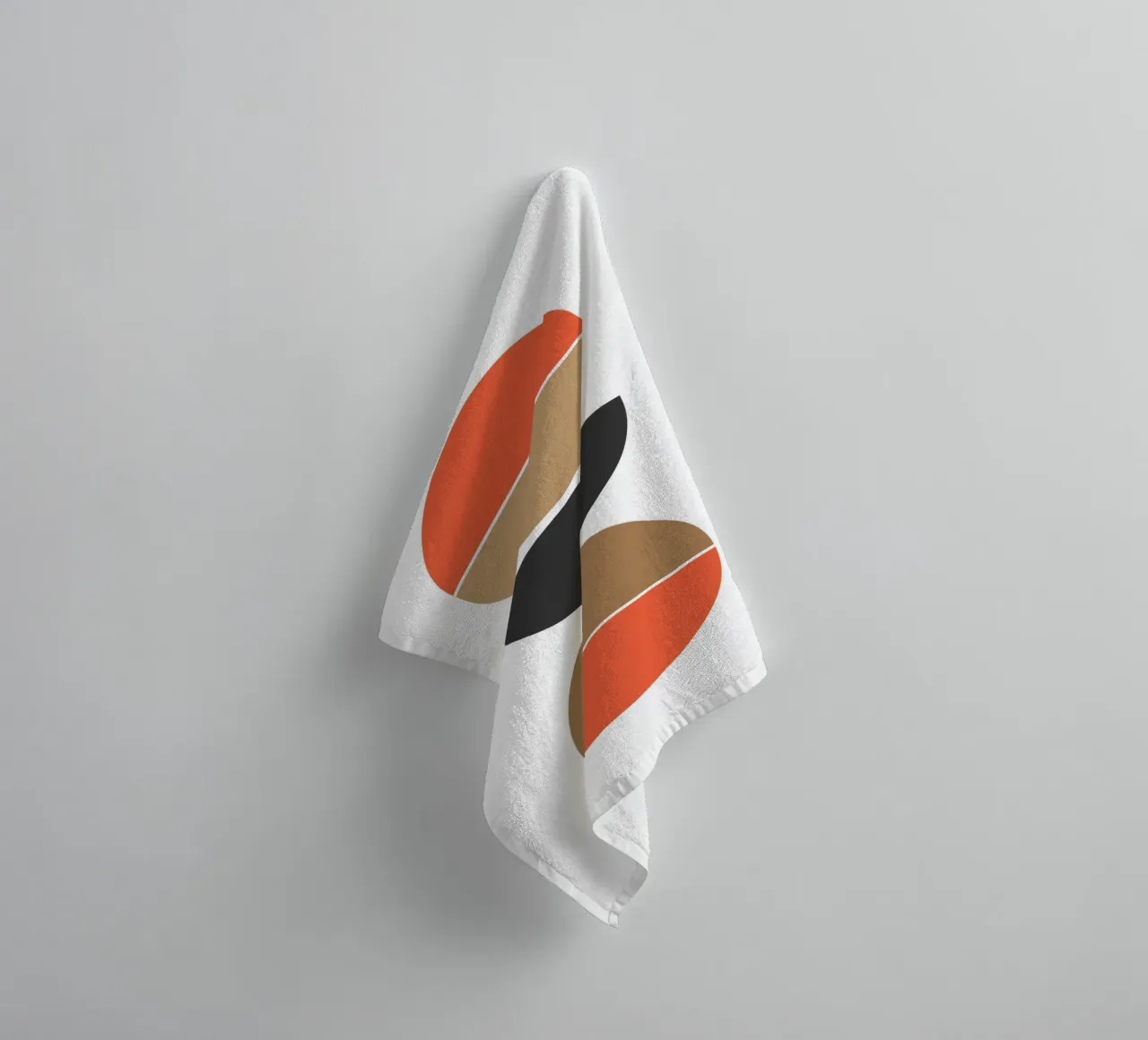 Two sets of semicircles towel by LisaArtes