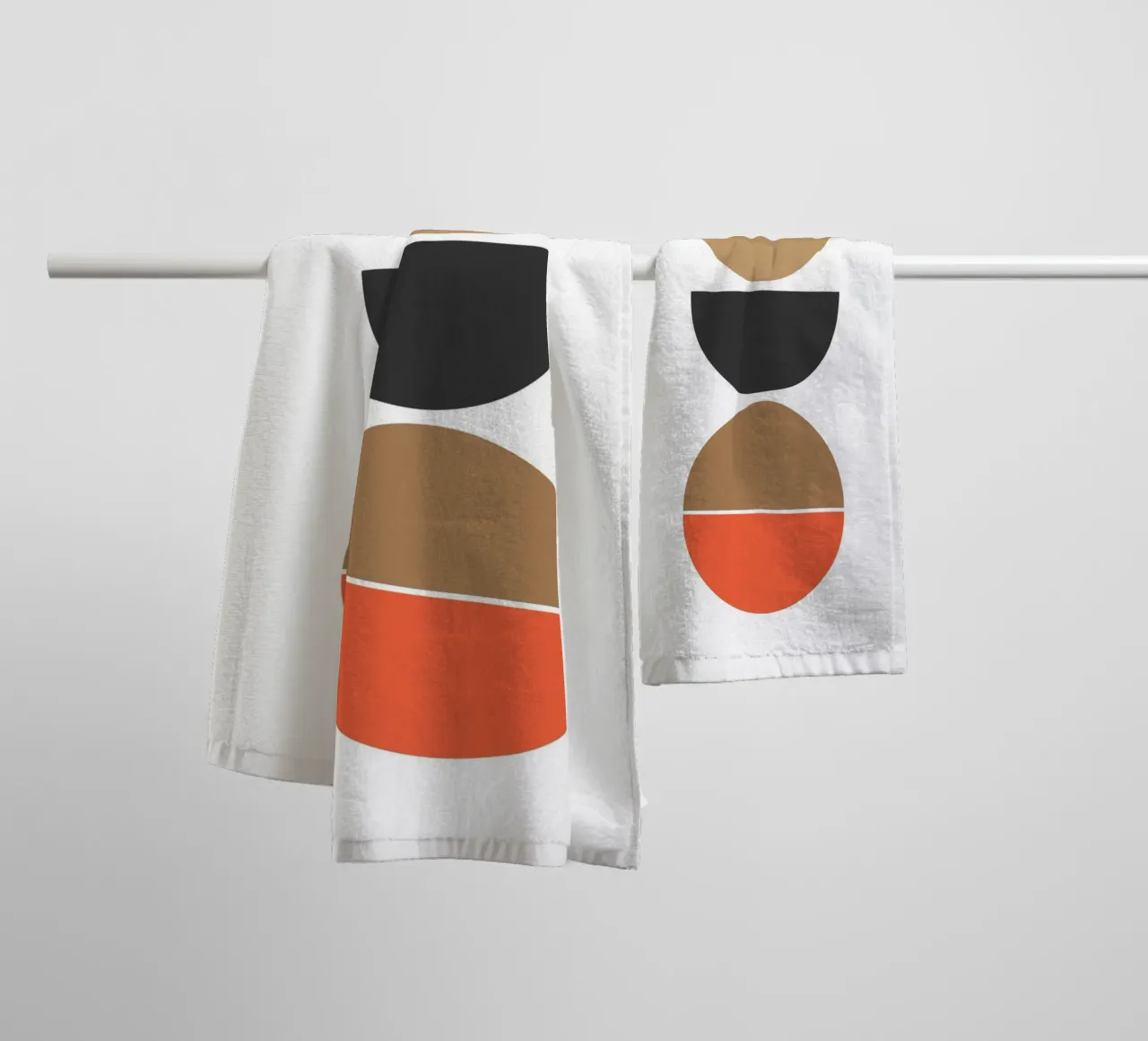 Two sets of semicircles asciugamano da bagno da LisaArtes