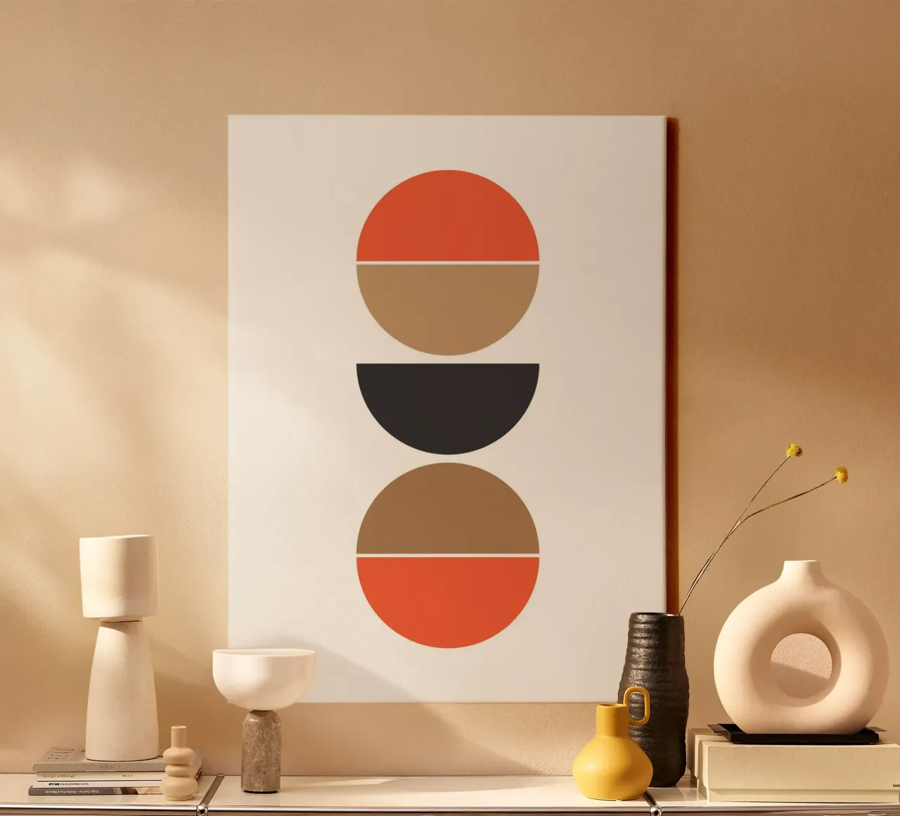 Two sets of semicircles tela da LisaArtes