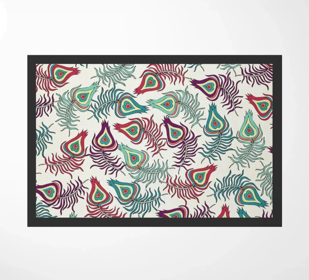 Peacock Feathers zerbino da Pom Graphic Design