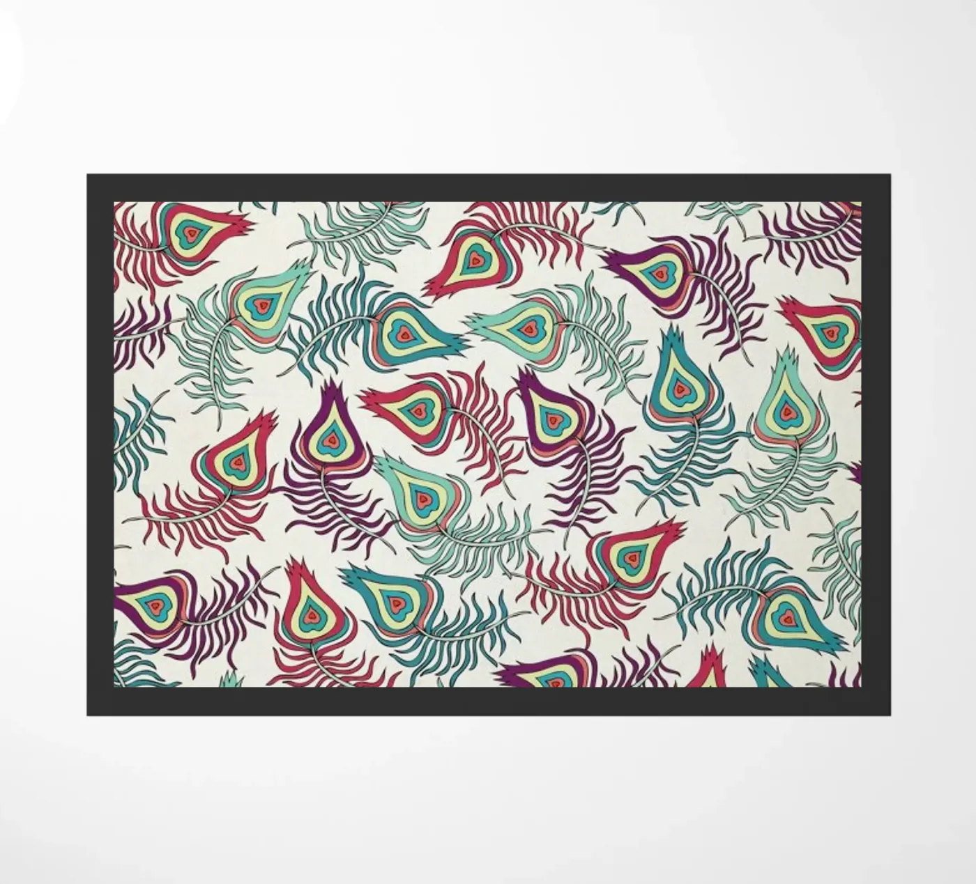 Peacock Feathers zerbino da Pom Graphic Design