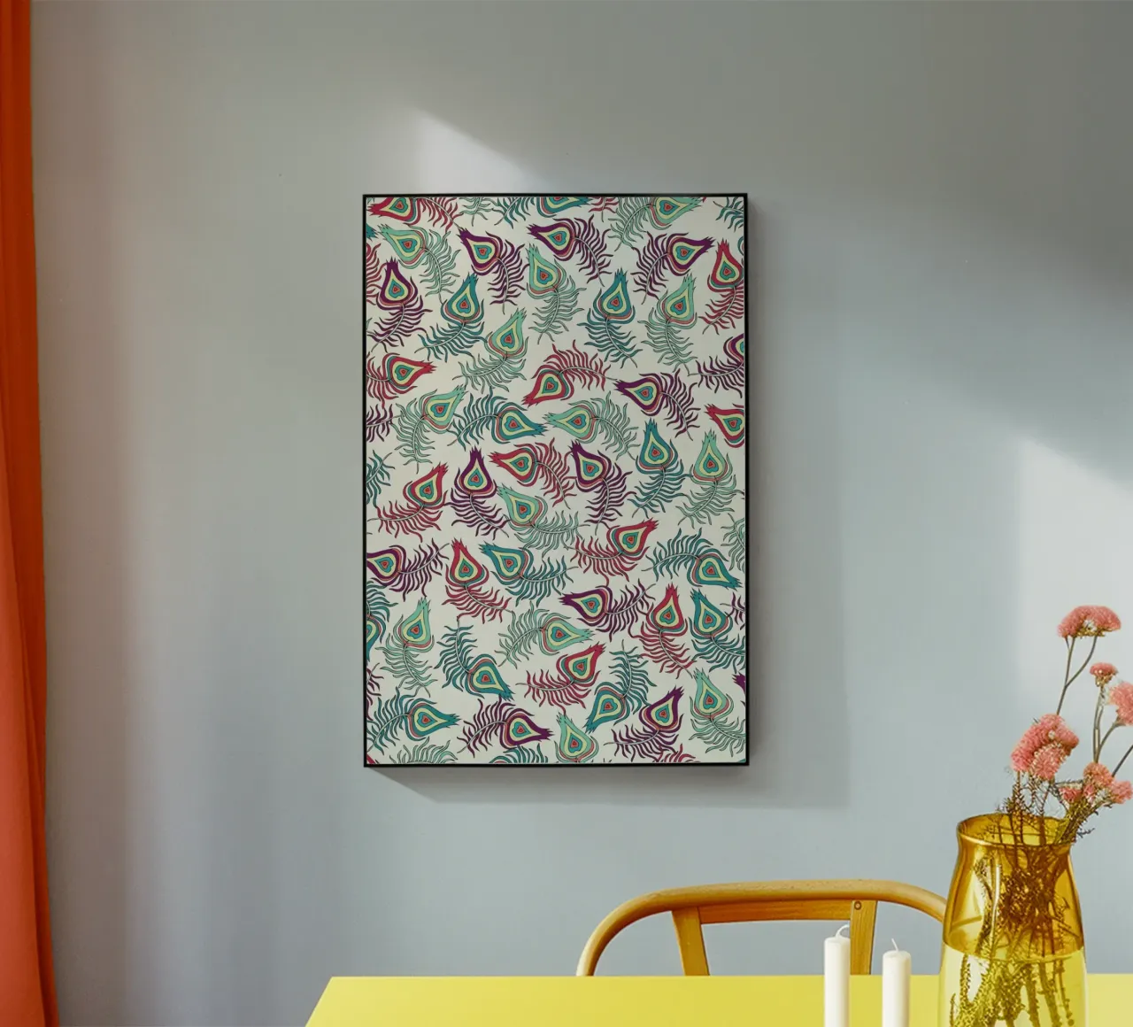 Peacock Feathers plexiglass da Pom Graphic Design