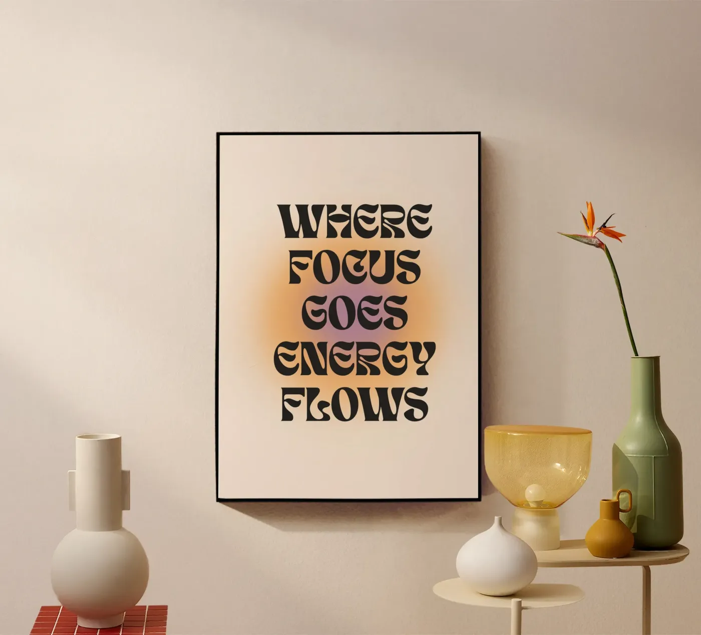 Focus acrylic glass by Studio Fiamma