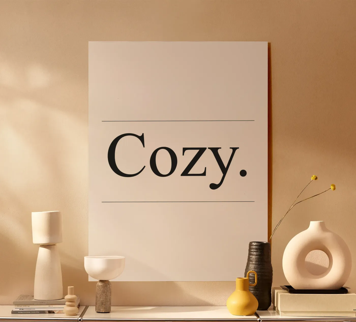 Cozy. Acryl-Glas von Bytenar