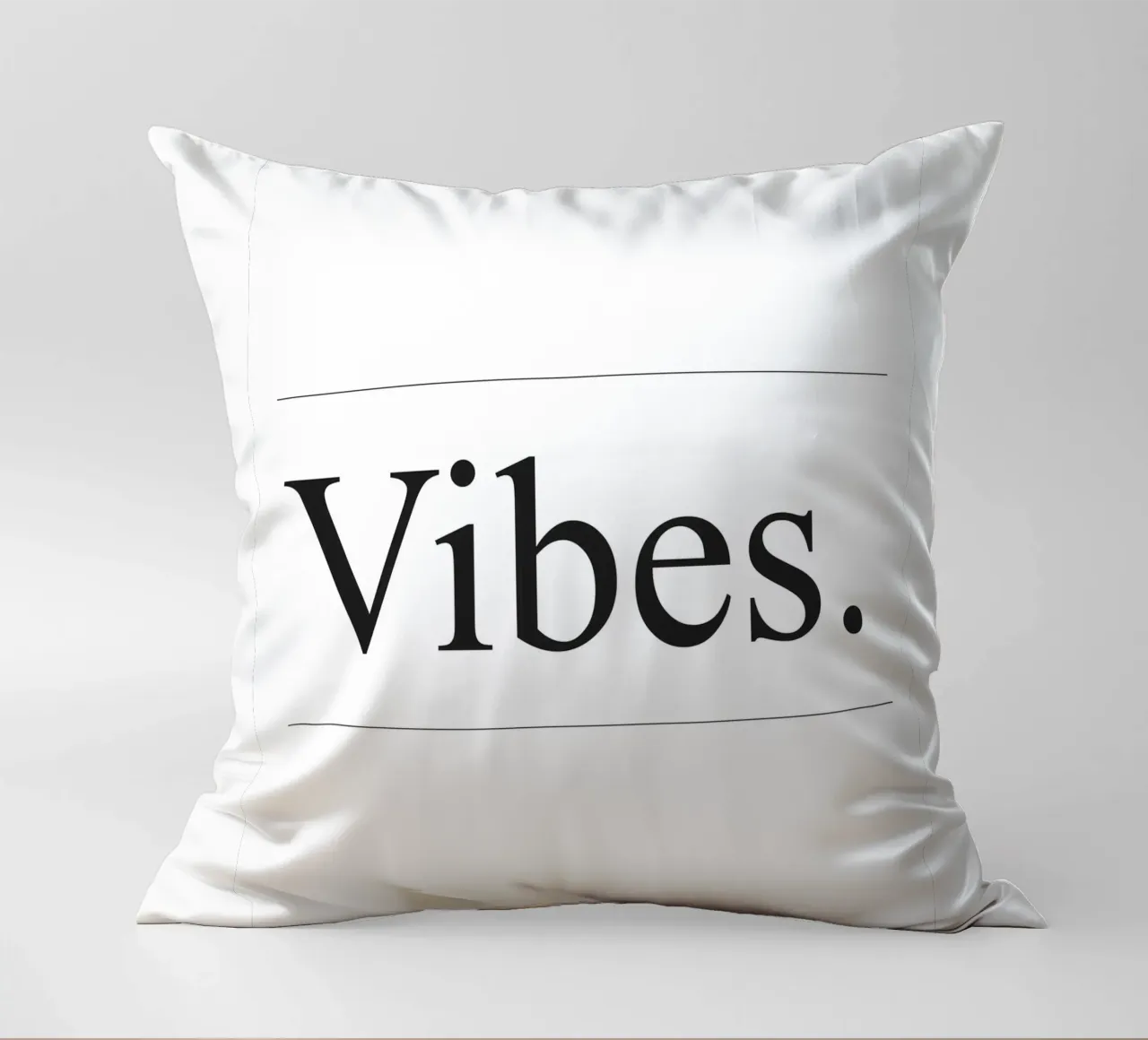 Vibes. decorative cushion by Bytenar